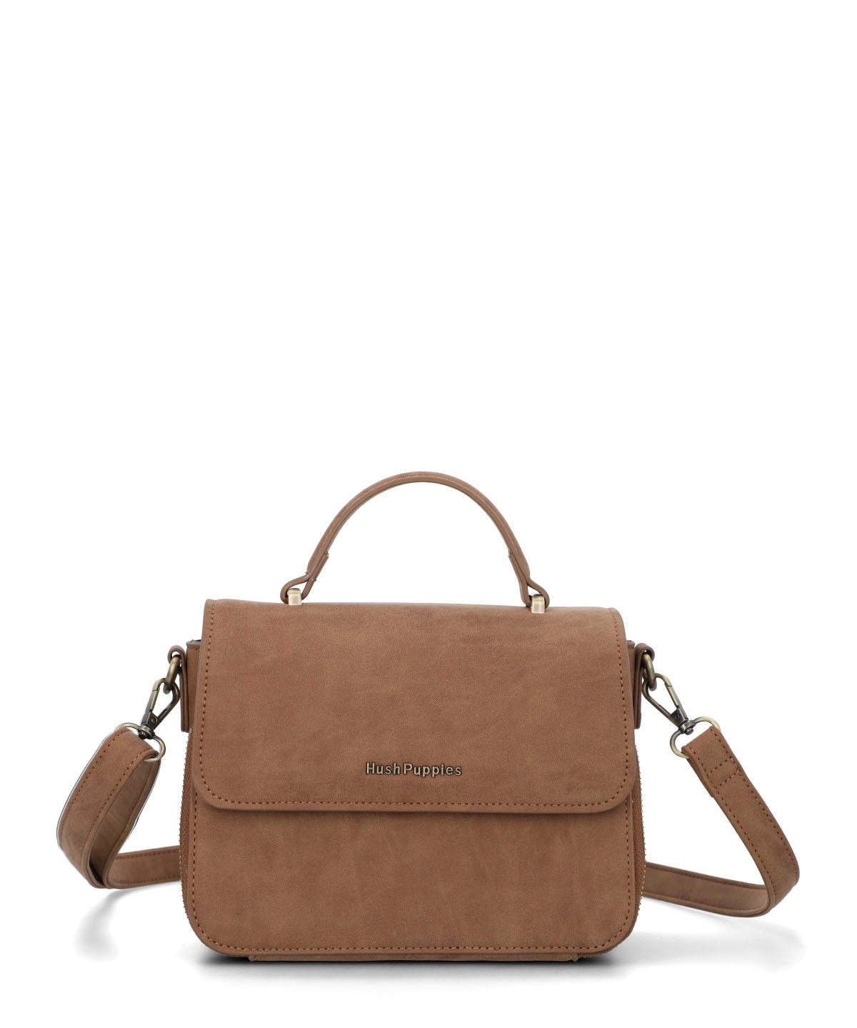 Cartera Mujer Darby Cross Café Hush Puppies
