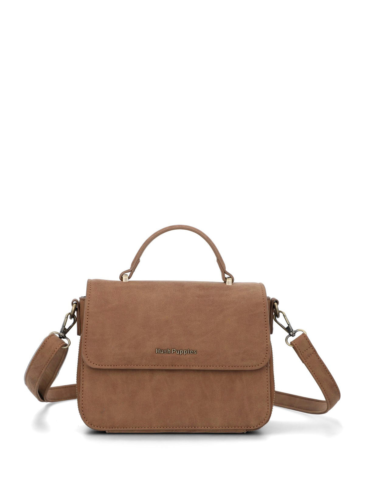 Cartera Mujer Darby Cross Café Hush Puppies