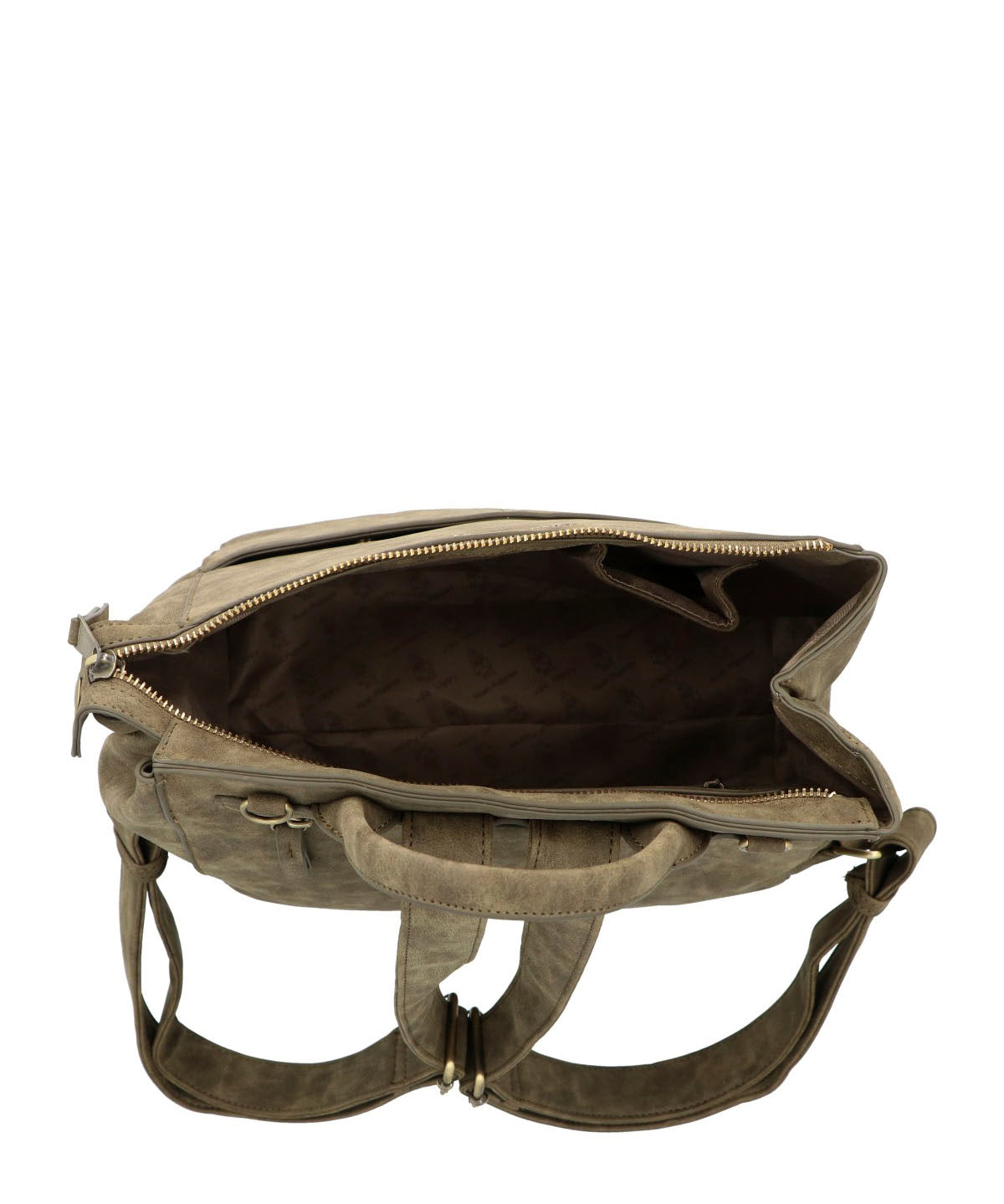 Mochila Ecocuero Mujer Delfi Back Verde Hush Puppies