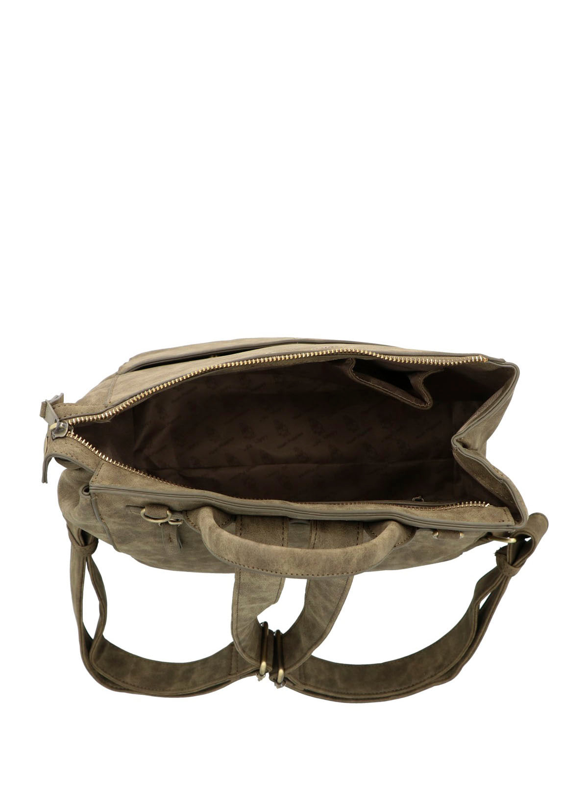 Mochila Ecocuero Mujer Delfi Back Verde Hush Puppies