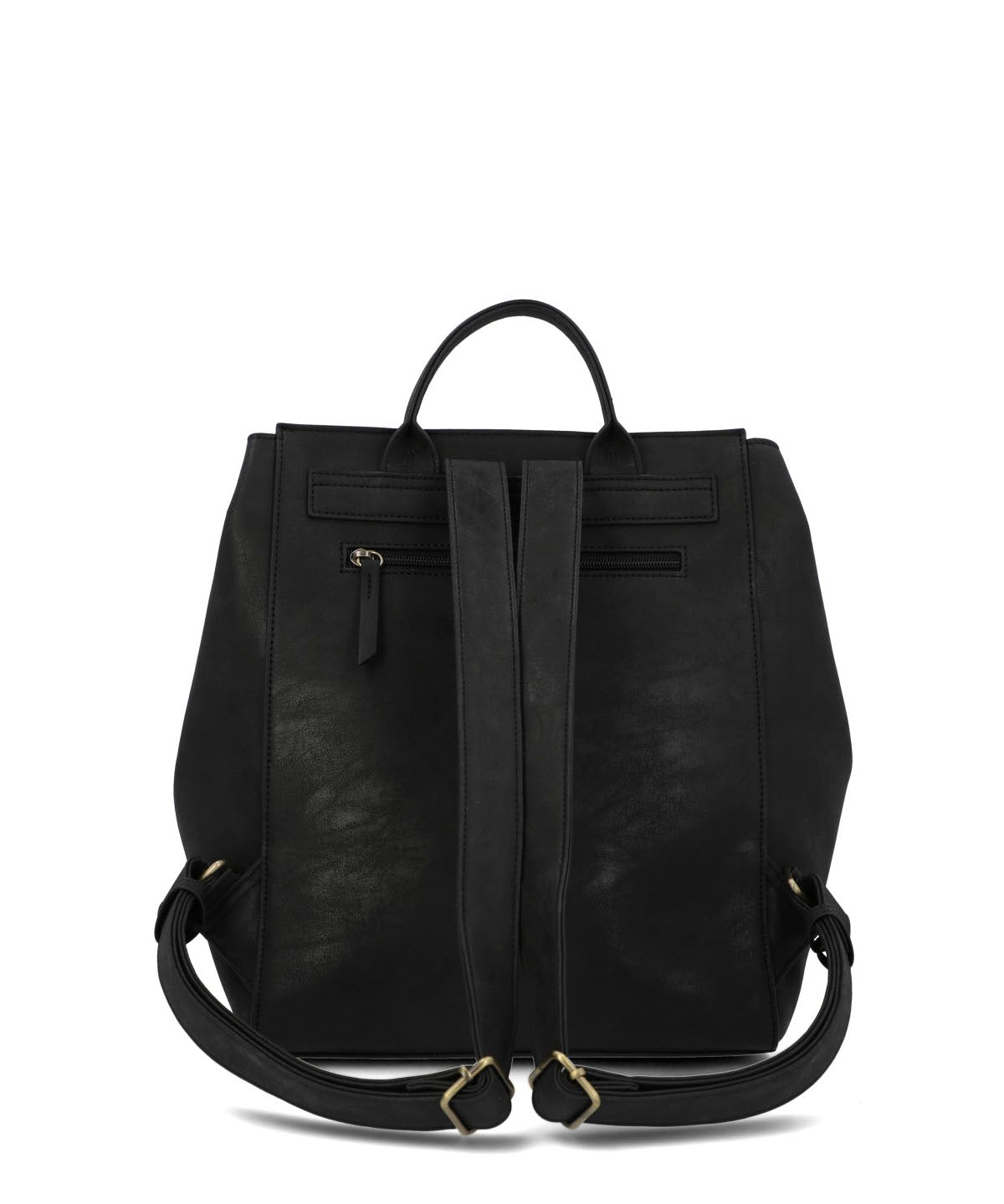 Mochila Ecocuero Mujer Delfi Back Negro Hush Puppies