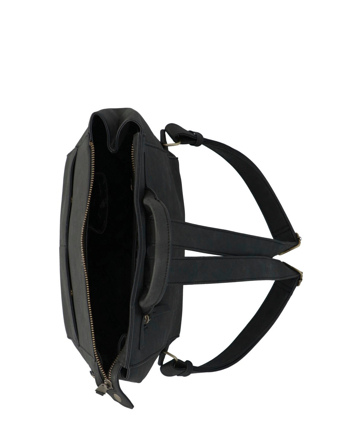 Mochila Ecocuero Mujer Delfi Back Negro Hush Puppies