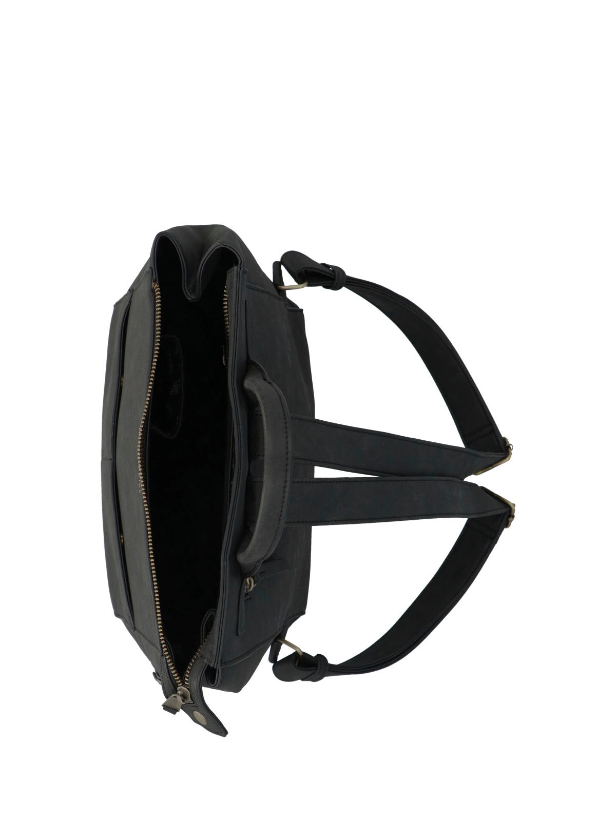 Mochila Ecocuero Mujer Delfi Back Negro Hush Puppies