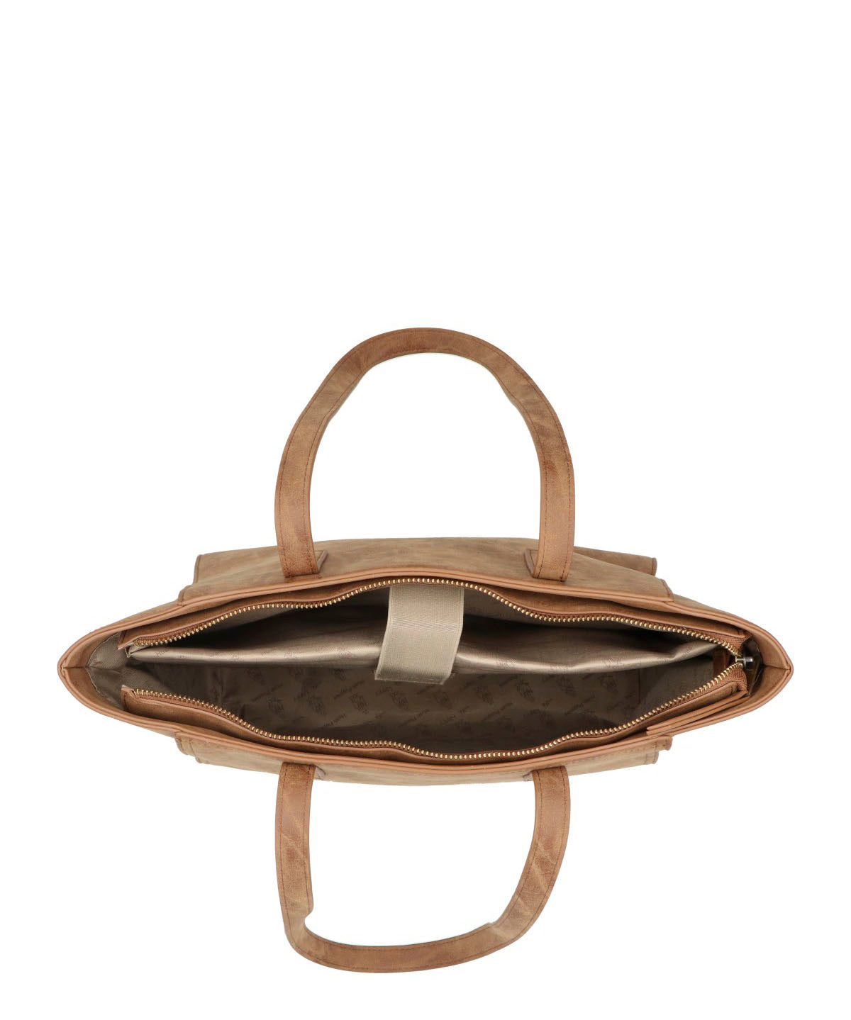 Cartera Ecocuero Mujer Delia Tote Café Hush Puppies