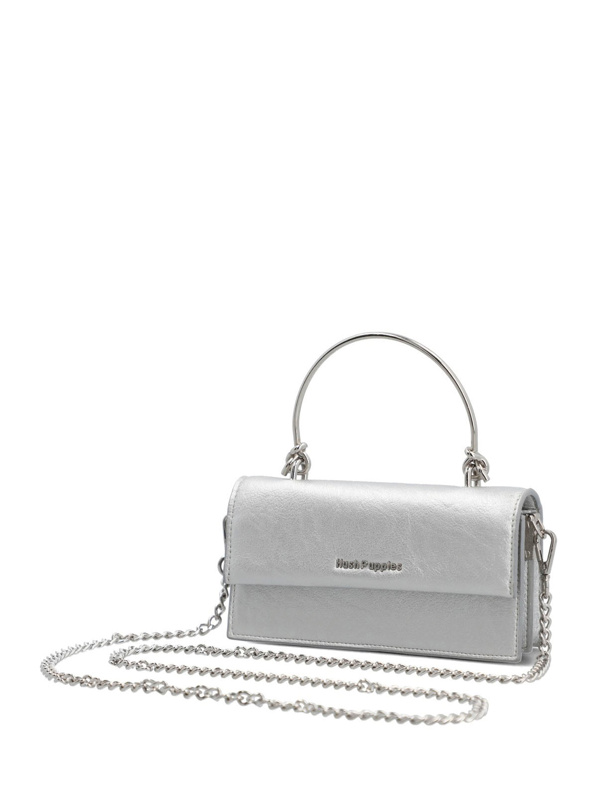 Cartera Ecocuero Mujer Meryl Metalizado Hush Puppies
