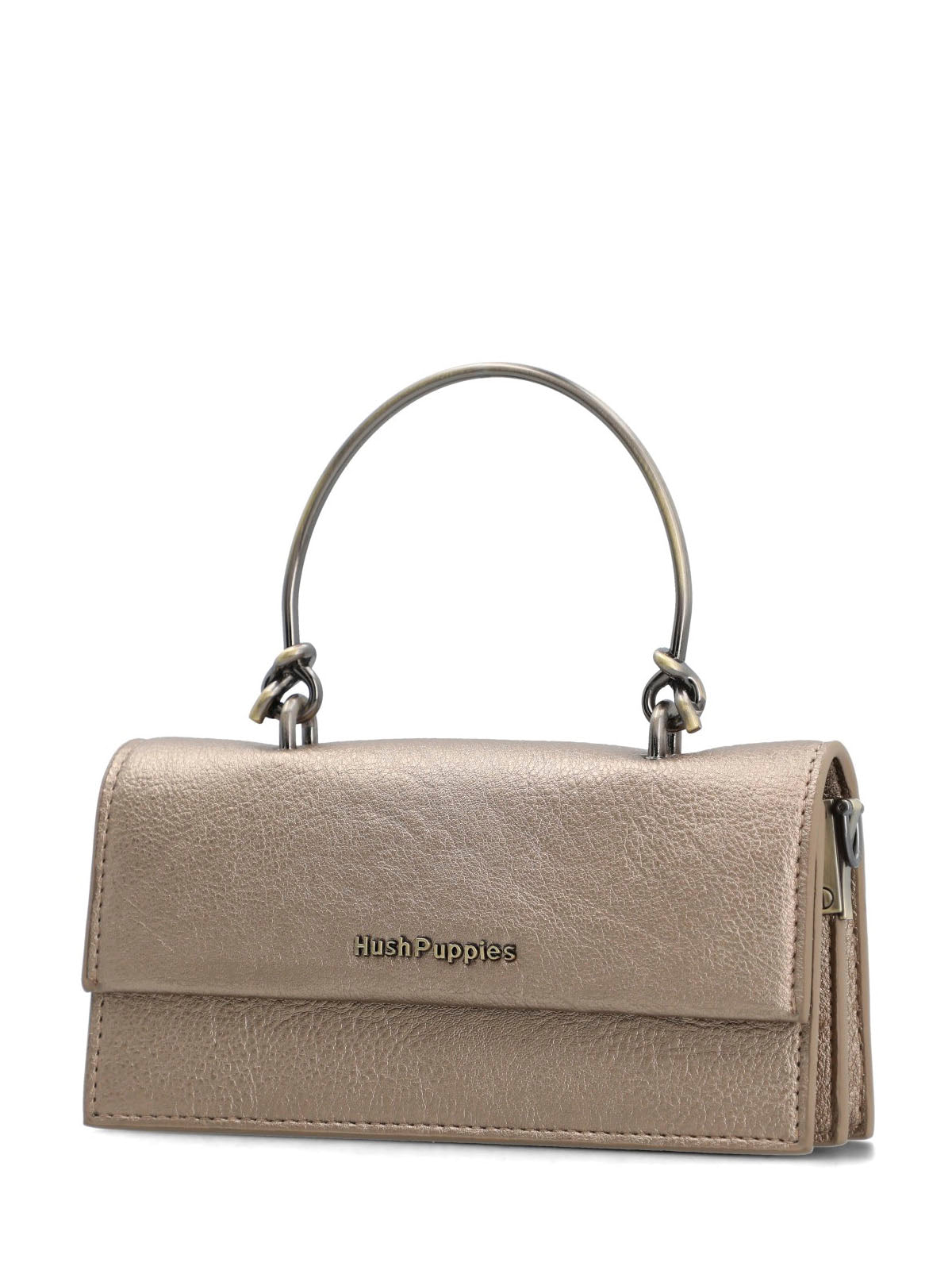 Cartera Ecocuero Mujer Meryl Metalizado Hush Puppies