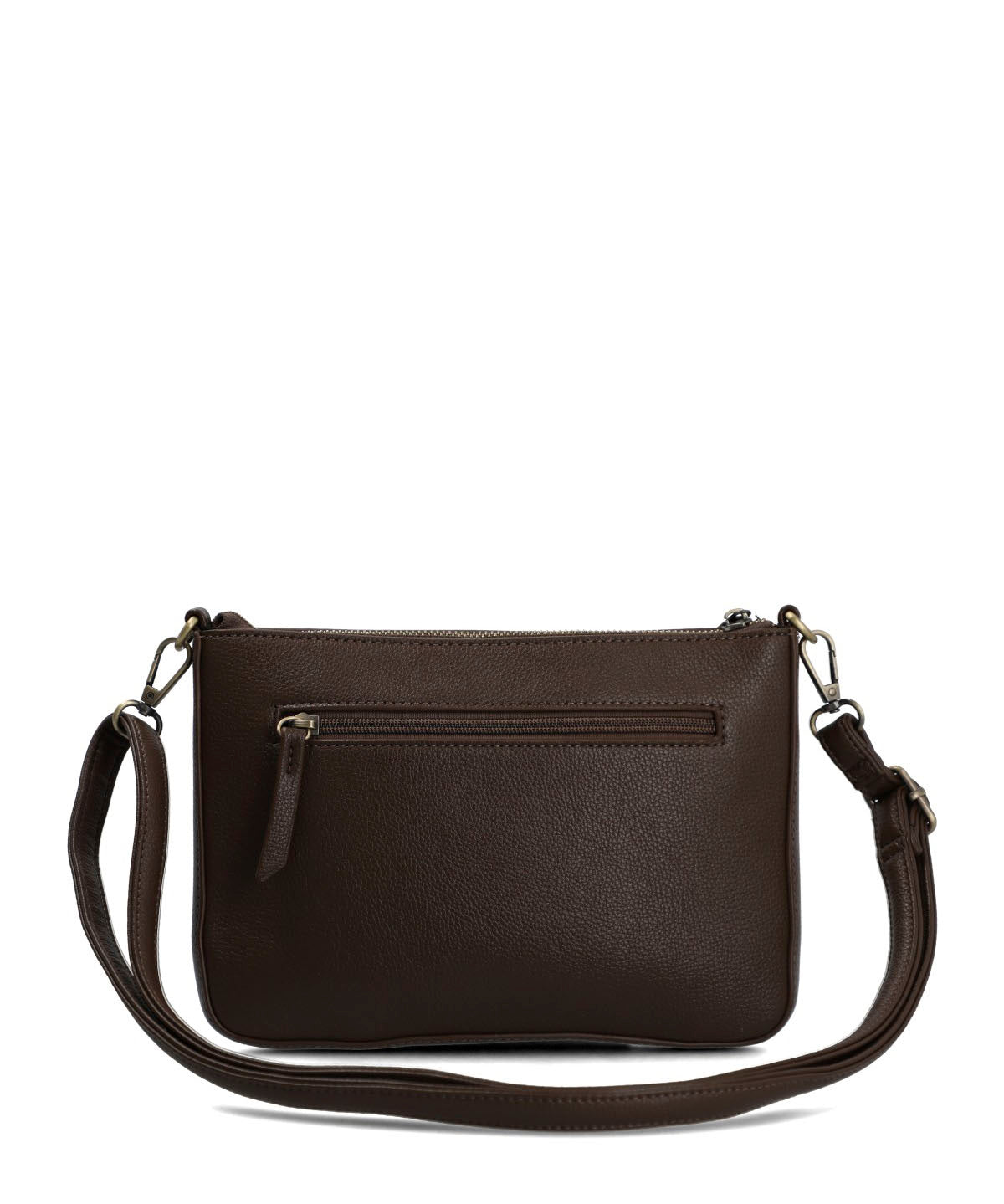 Cartera Ecocuero Mujer Leonie Cross Café Hush Puppies