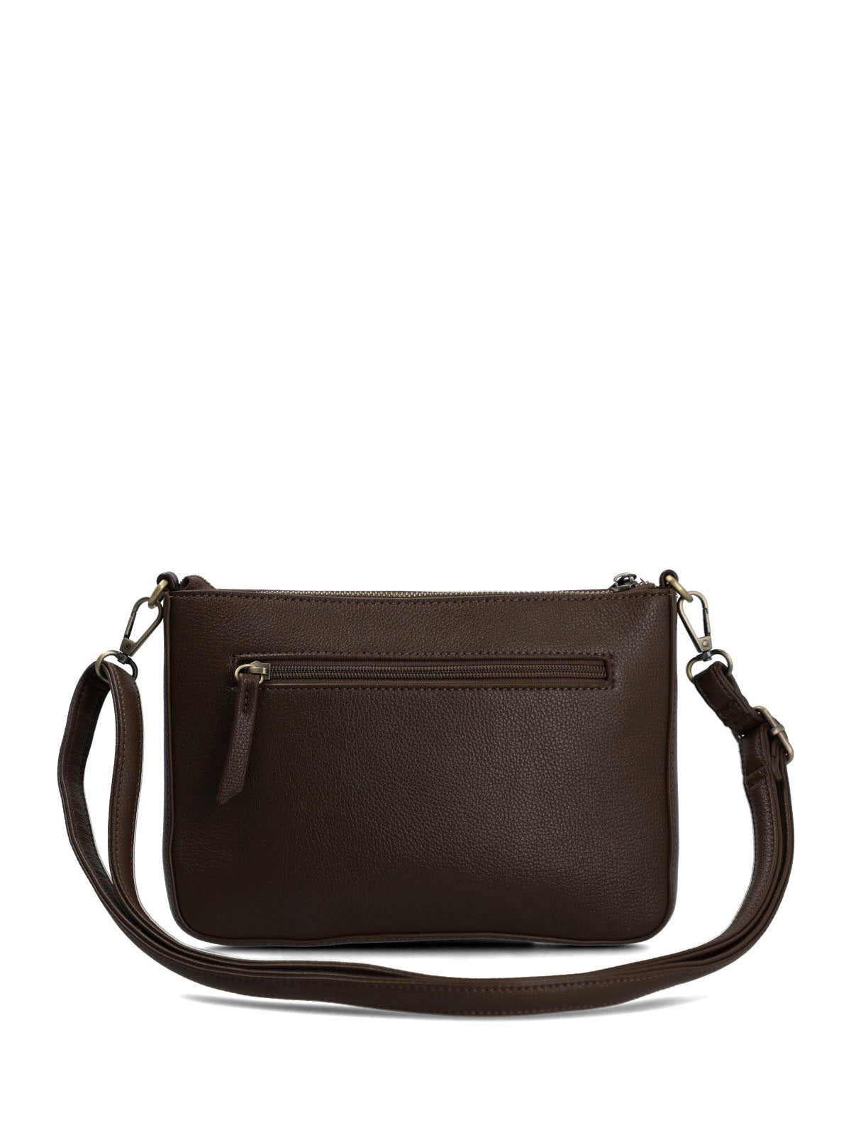 Cartera Ecocuero Mujer Leonie Cross Café Hush Puppies