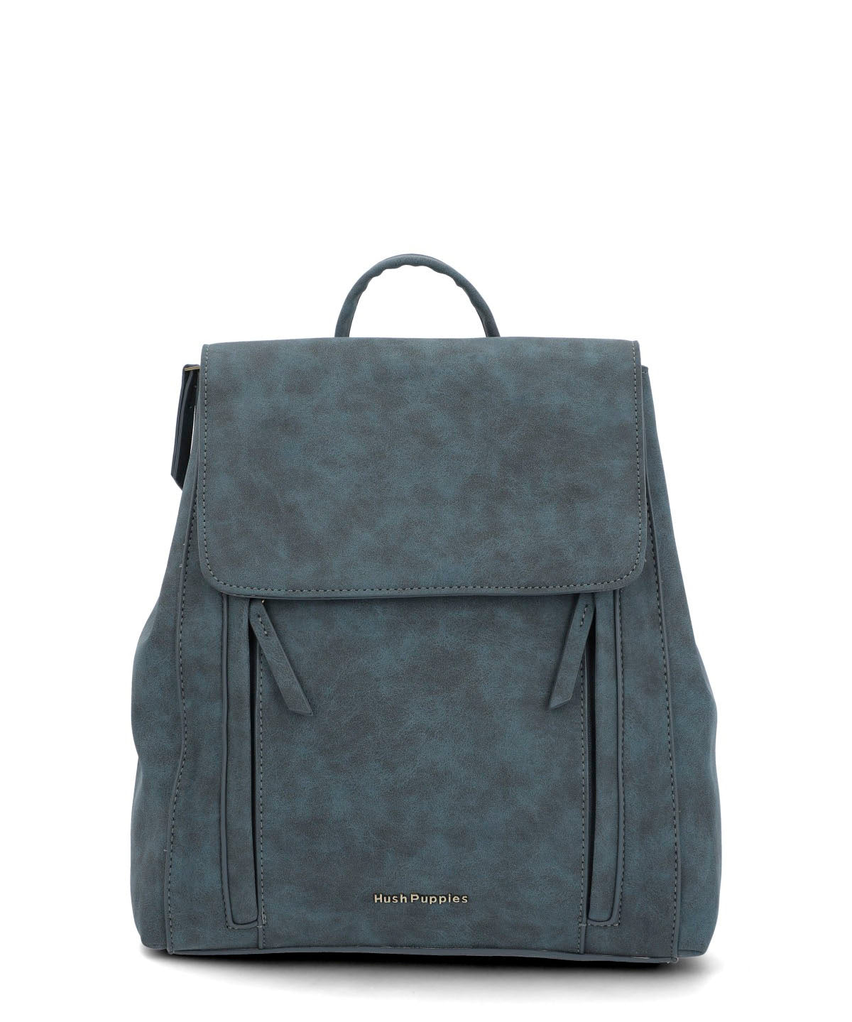 Mochila Ecocuero Mujer Dacey Backbag Azul Hush Puppies