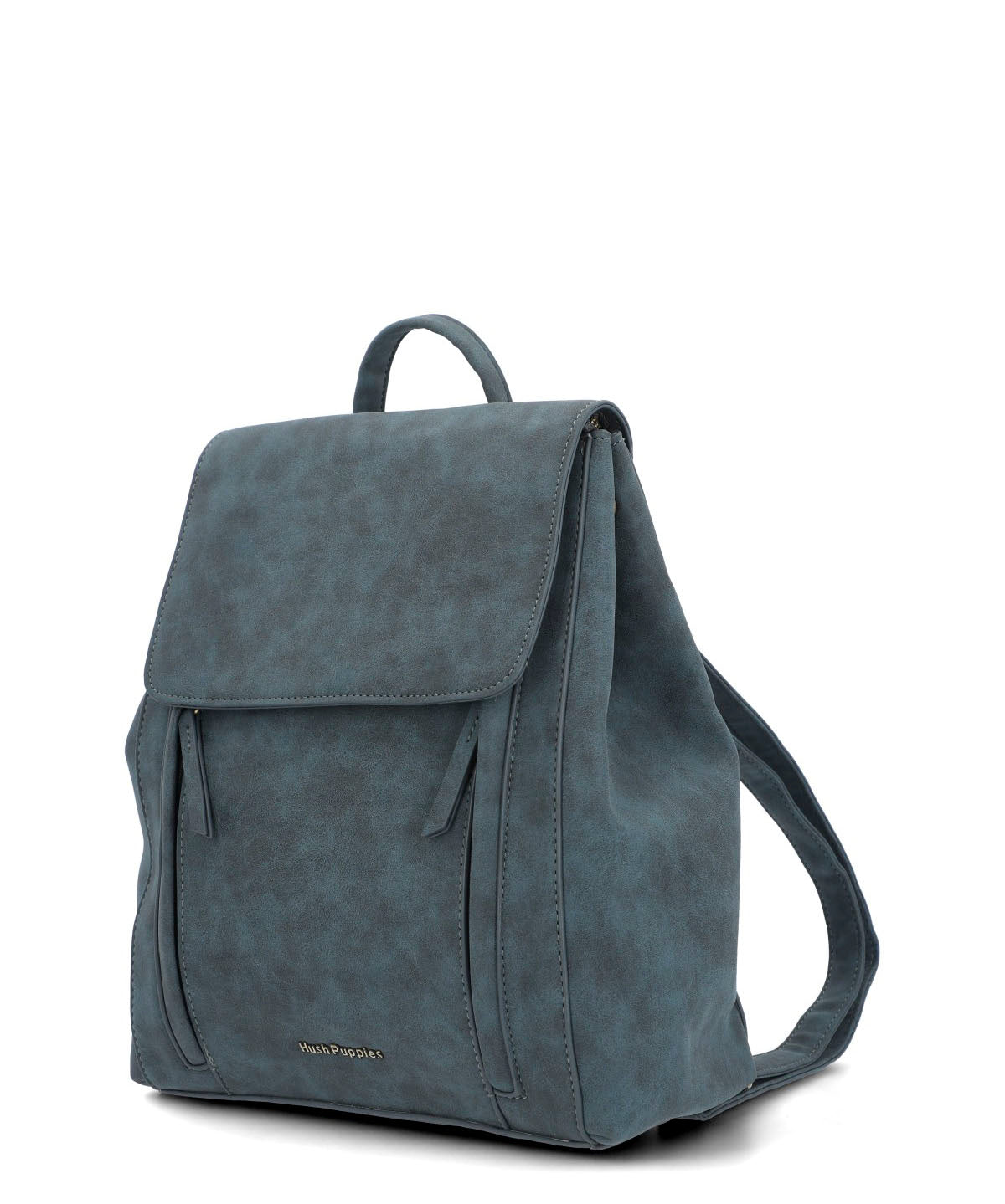 Mochila Ecocuero Mujer Dacey Backbag Azul Hush Puppies