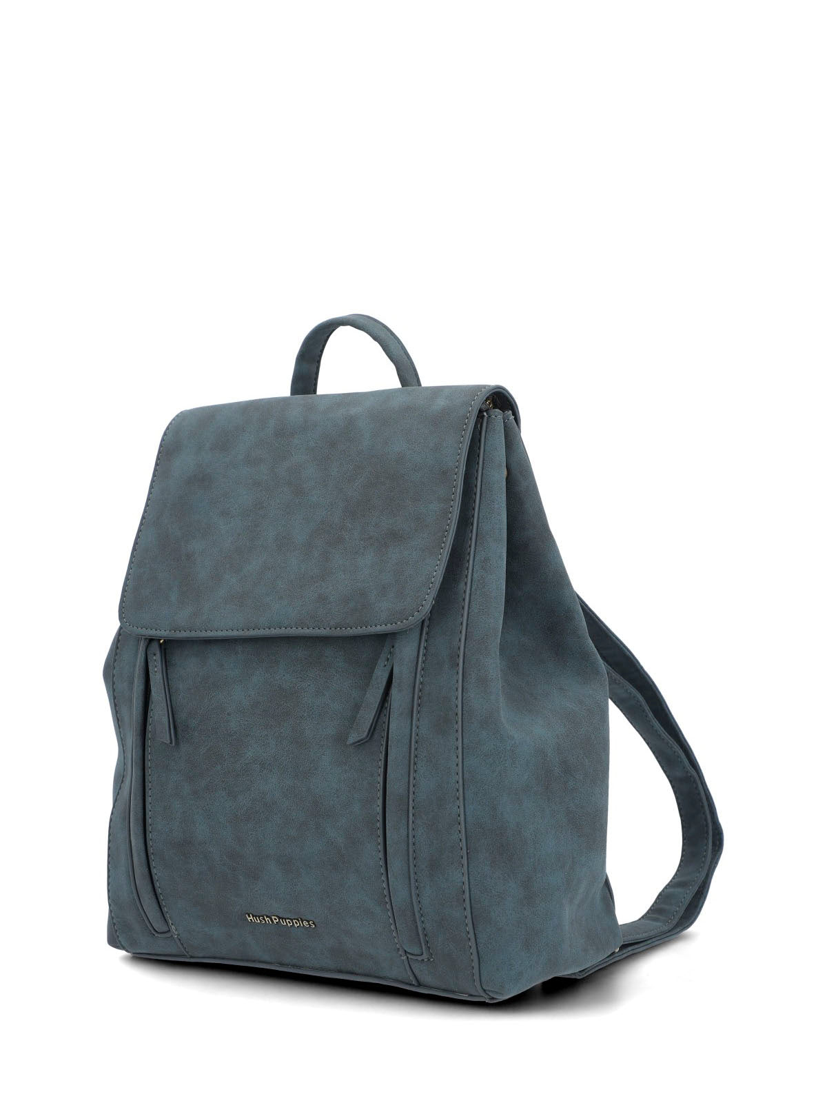 Mochila Ecocuero Mujer Dacey Backbag Azul Hush Puppies