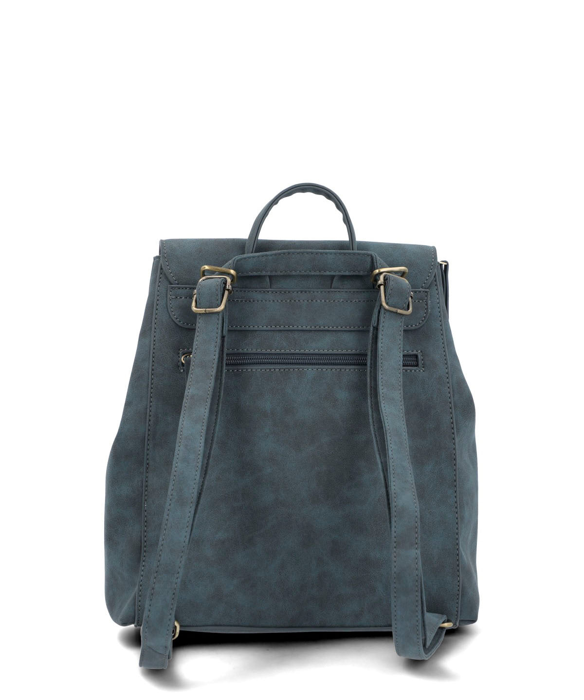 Mochila Ecocuero Mujer Dacey Backbag Azul Hush Puppies