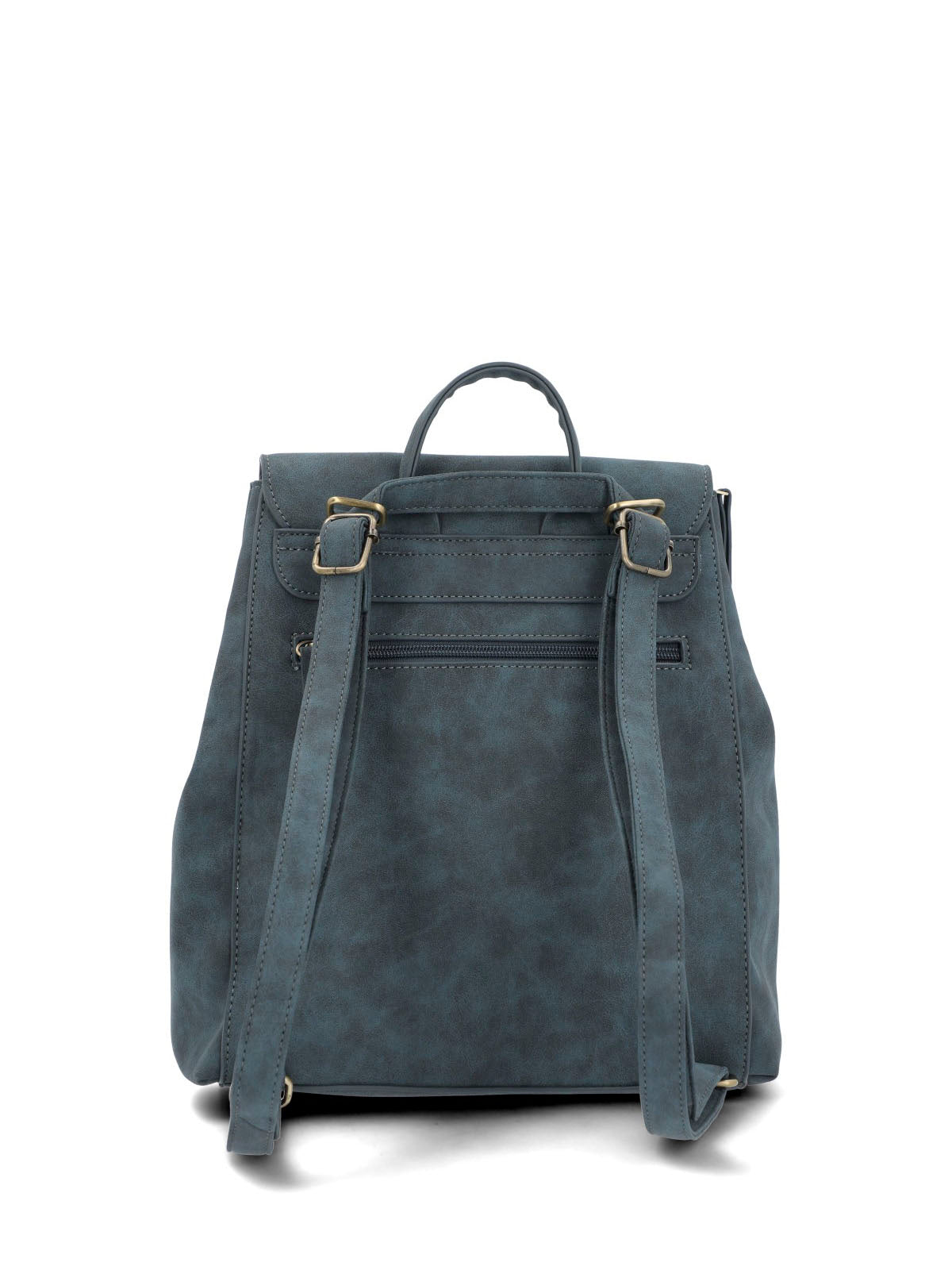 Mochila Ecocuero Mujer Dacey Backbag Azul Hush Puppies