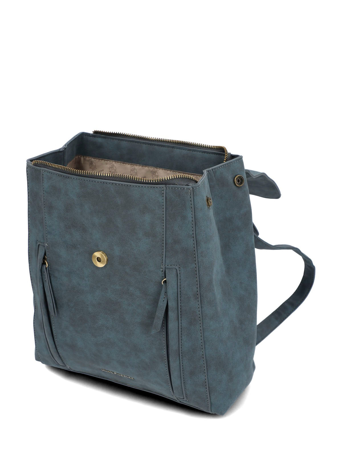 Mochila Ecocuero Mujer Dacey Backbag Azul Hush Puppies