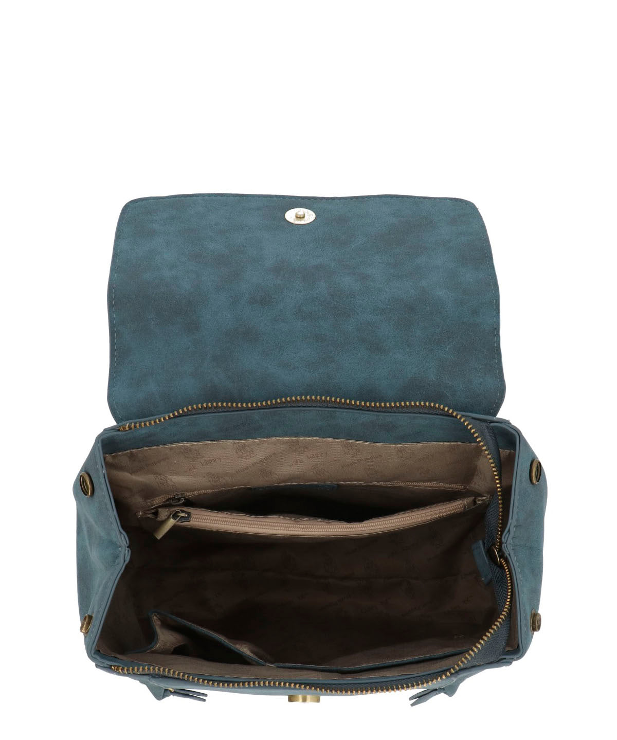 Mochila Ecocuero Mujer Dacey Backbag Azul Hush Puppies