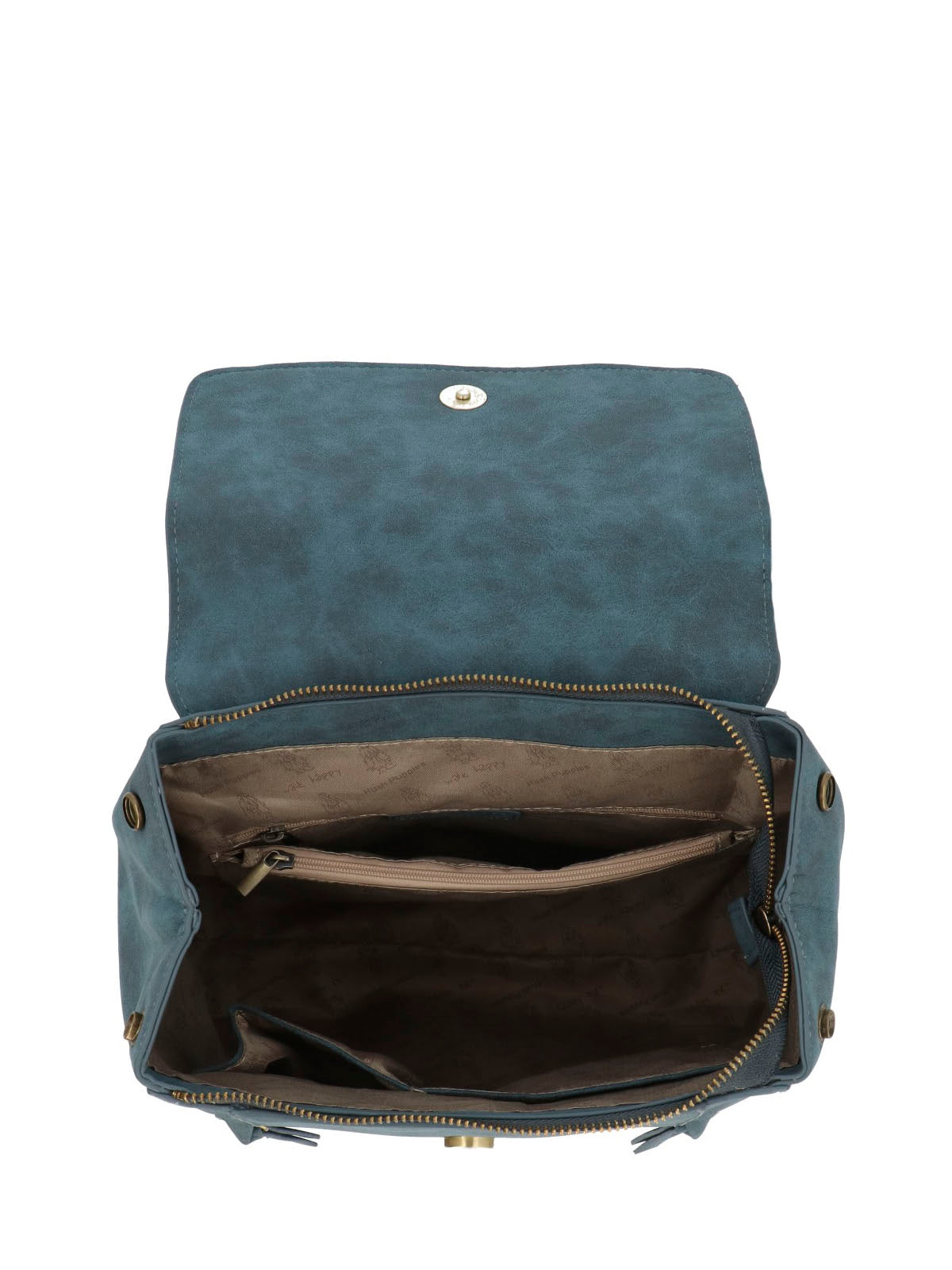 Mochila Ecocuero Mujer Dacey Backbag Azul Hush Puppies