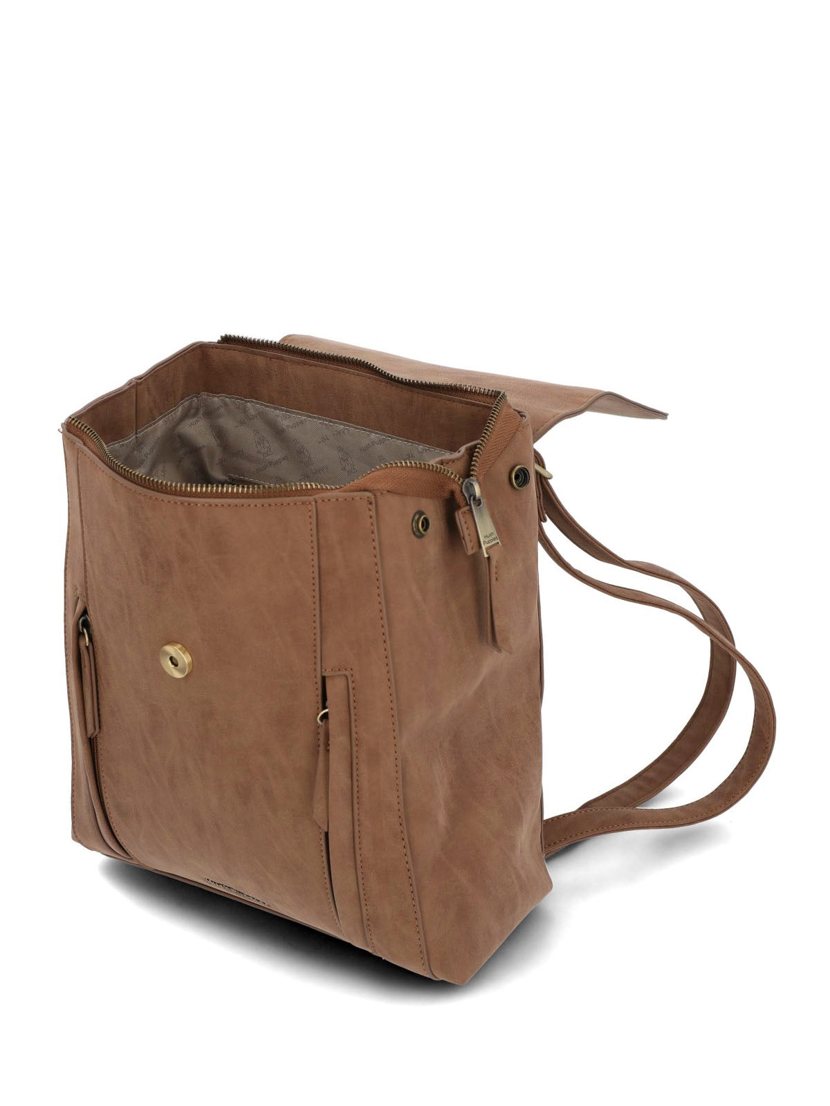 Mochila Ecocuero Mujer Dacey Backbag Café Hush Puppies