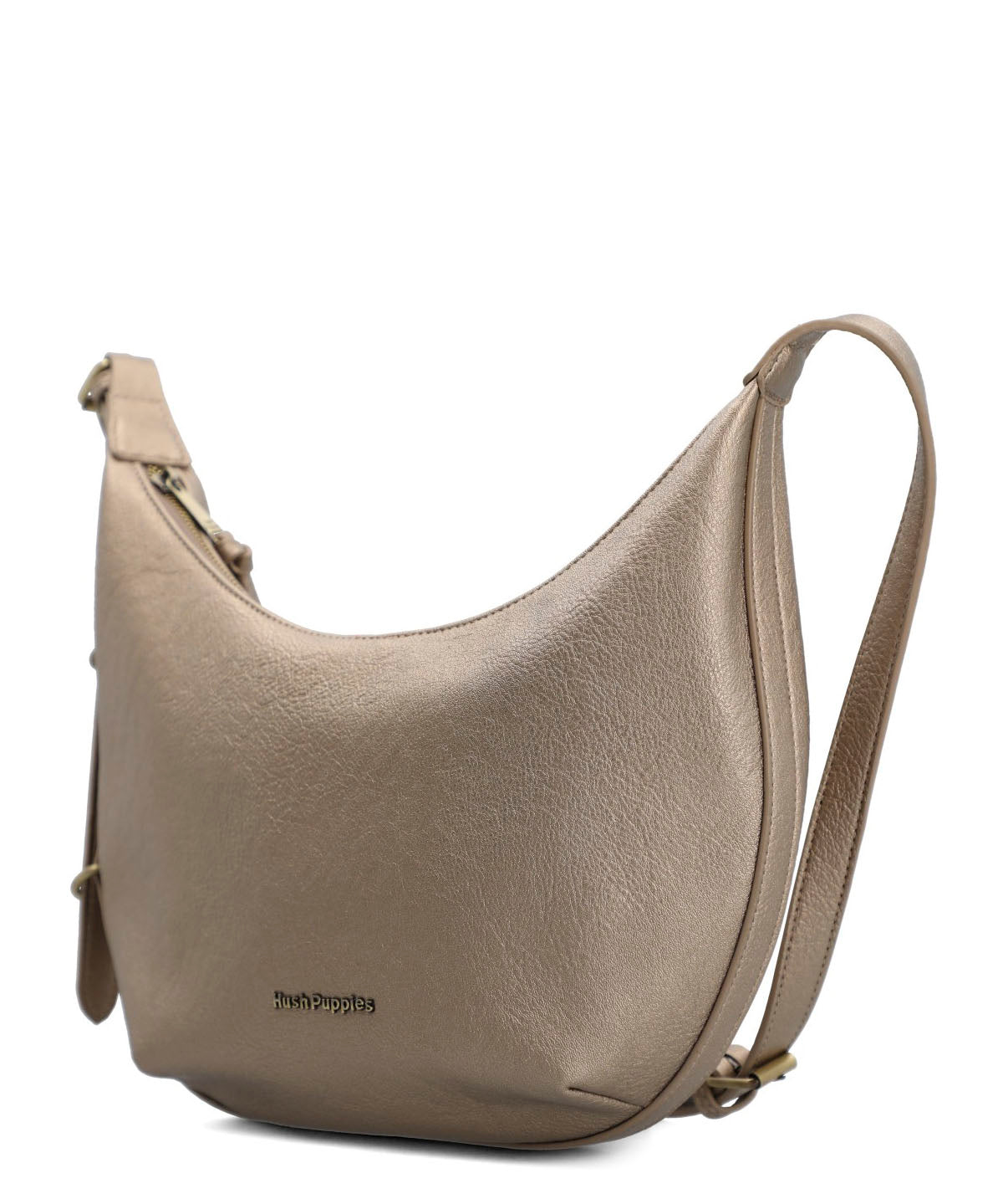 Cartera Mujer Milan Hobo Metalizado Hush Puppies