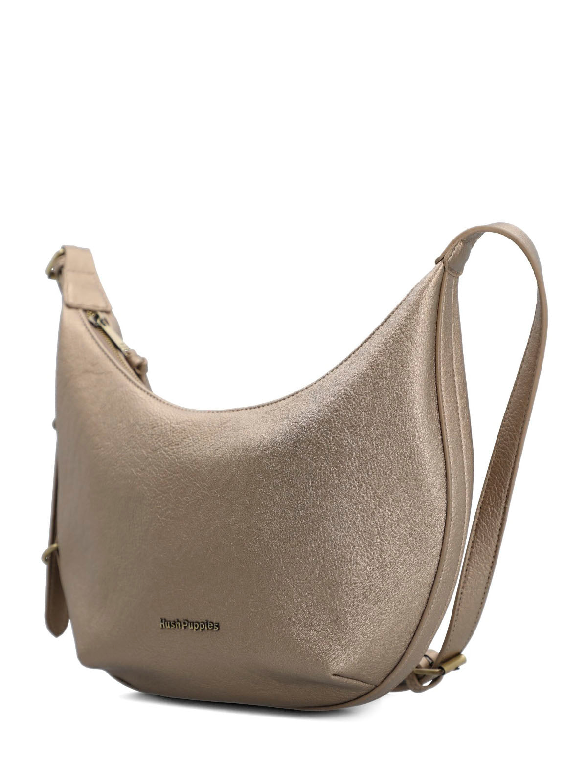 Cartera Mujer Milan Hobo Metalizado Hush Puppies