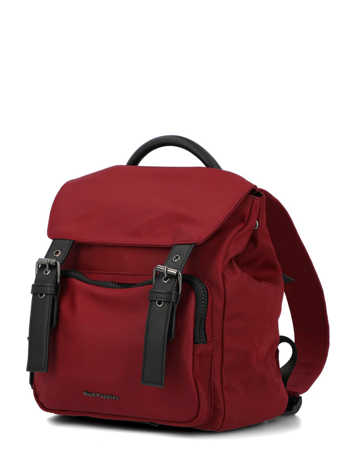 Mochila Ecocuero Mujer Raizel Back Rojo Hush Puppies