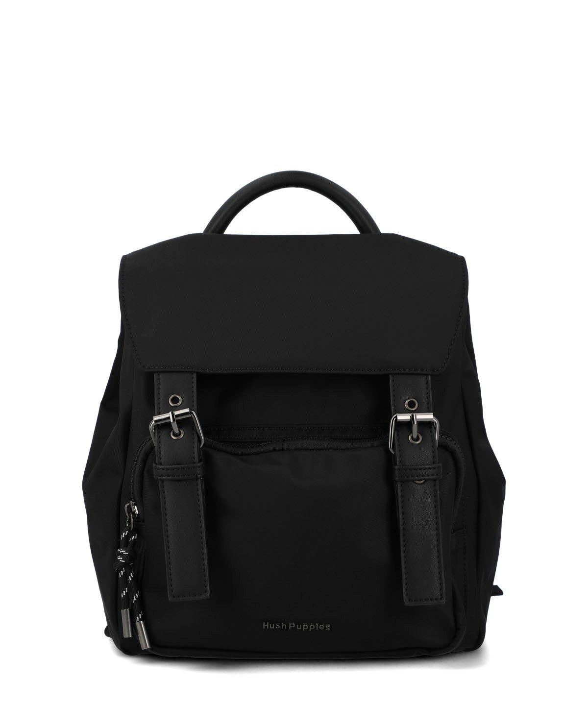 Mochila Ecocuero Mujer Raizel Back Negro Hush Puppies