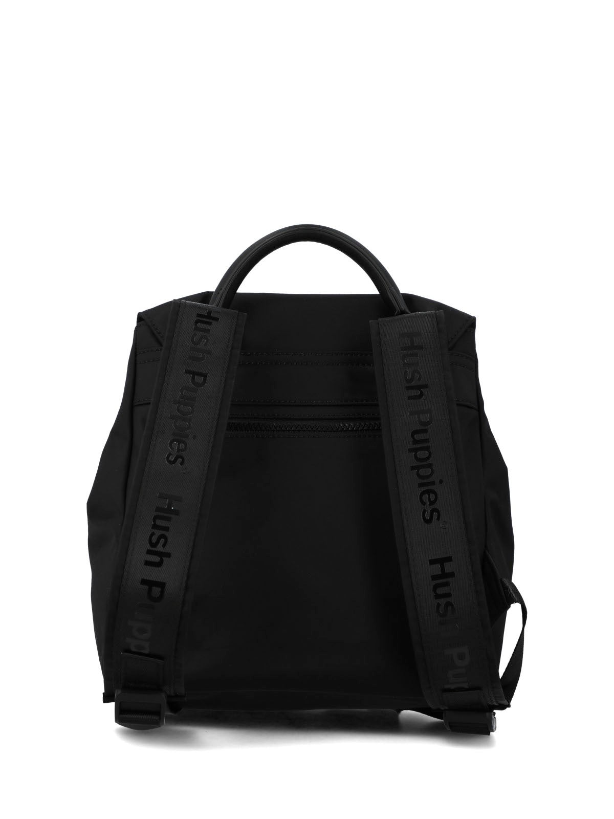 Mochila Ecocuero Mujer Raizel Back Negro Hush Puppies