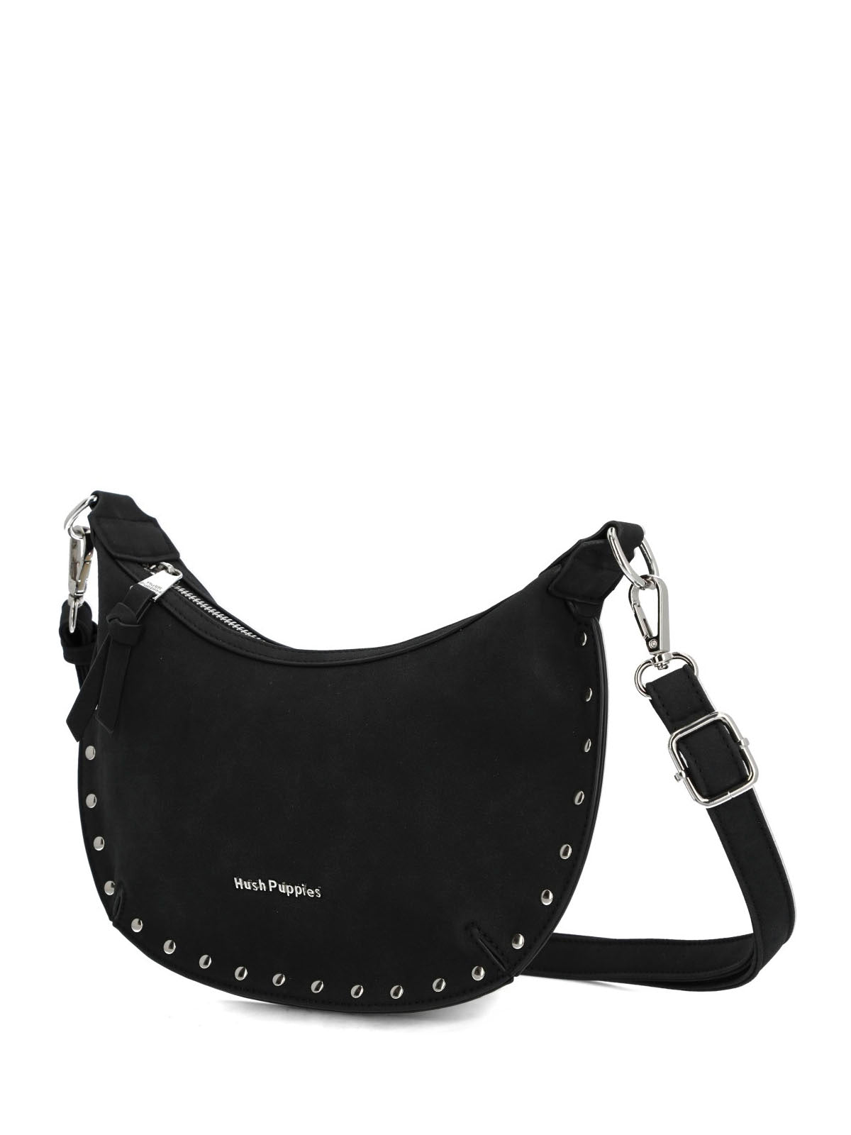Cartera Ecocuero Mujer Trini Hobo Negro Hush Puppies