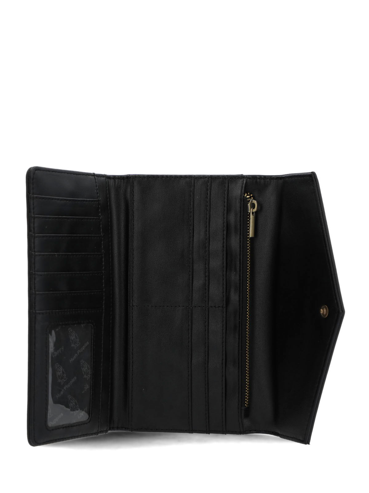 Billetera Ecocuero Mujer Darby Negro Hush Puppies
