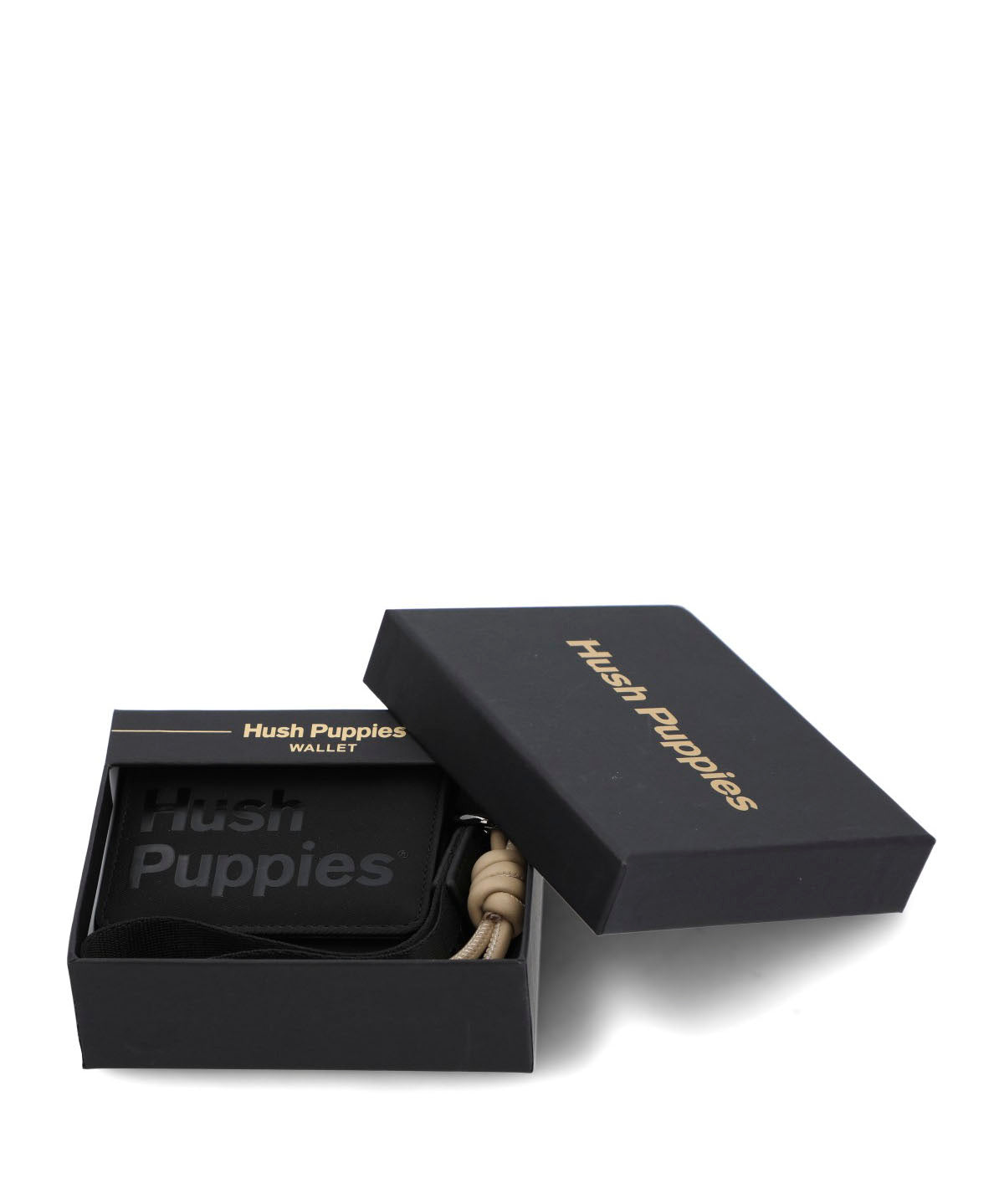 Billetera Ecocuero Mujer Hattie Negro Hush Puppies