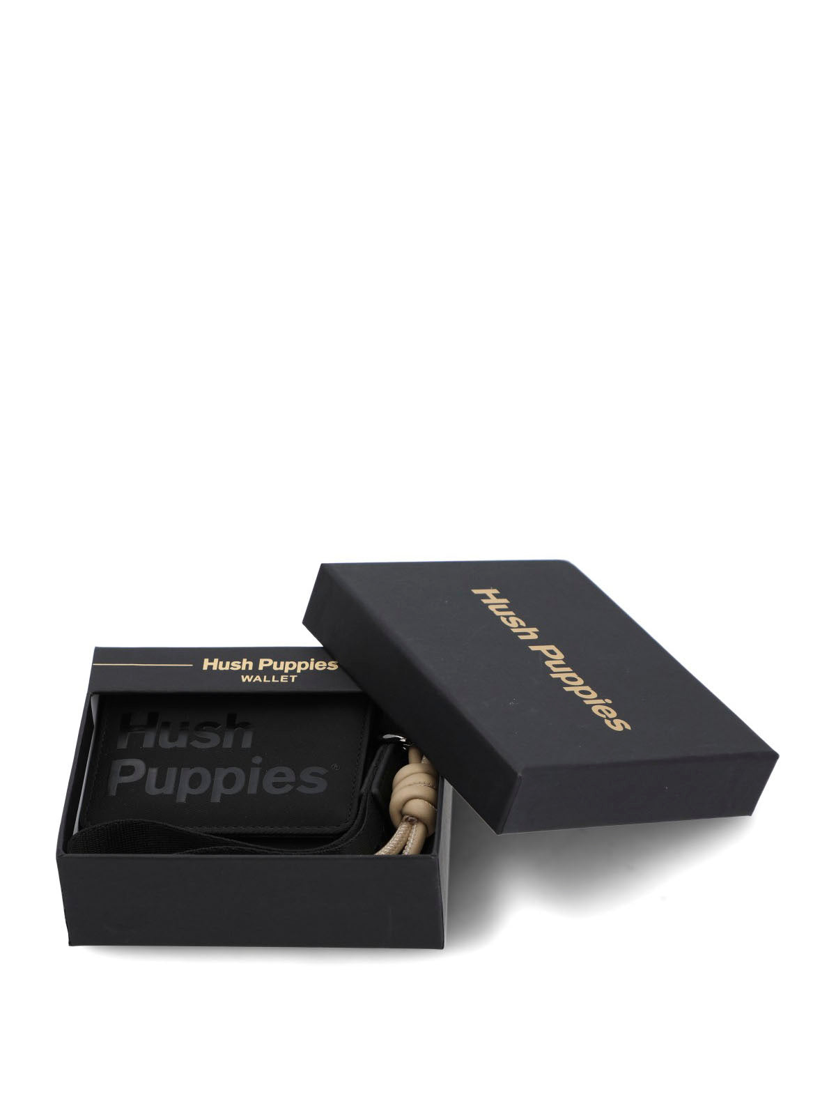 Billetera Ecocuero Mujer Hattie Negro Hush Puppies