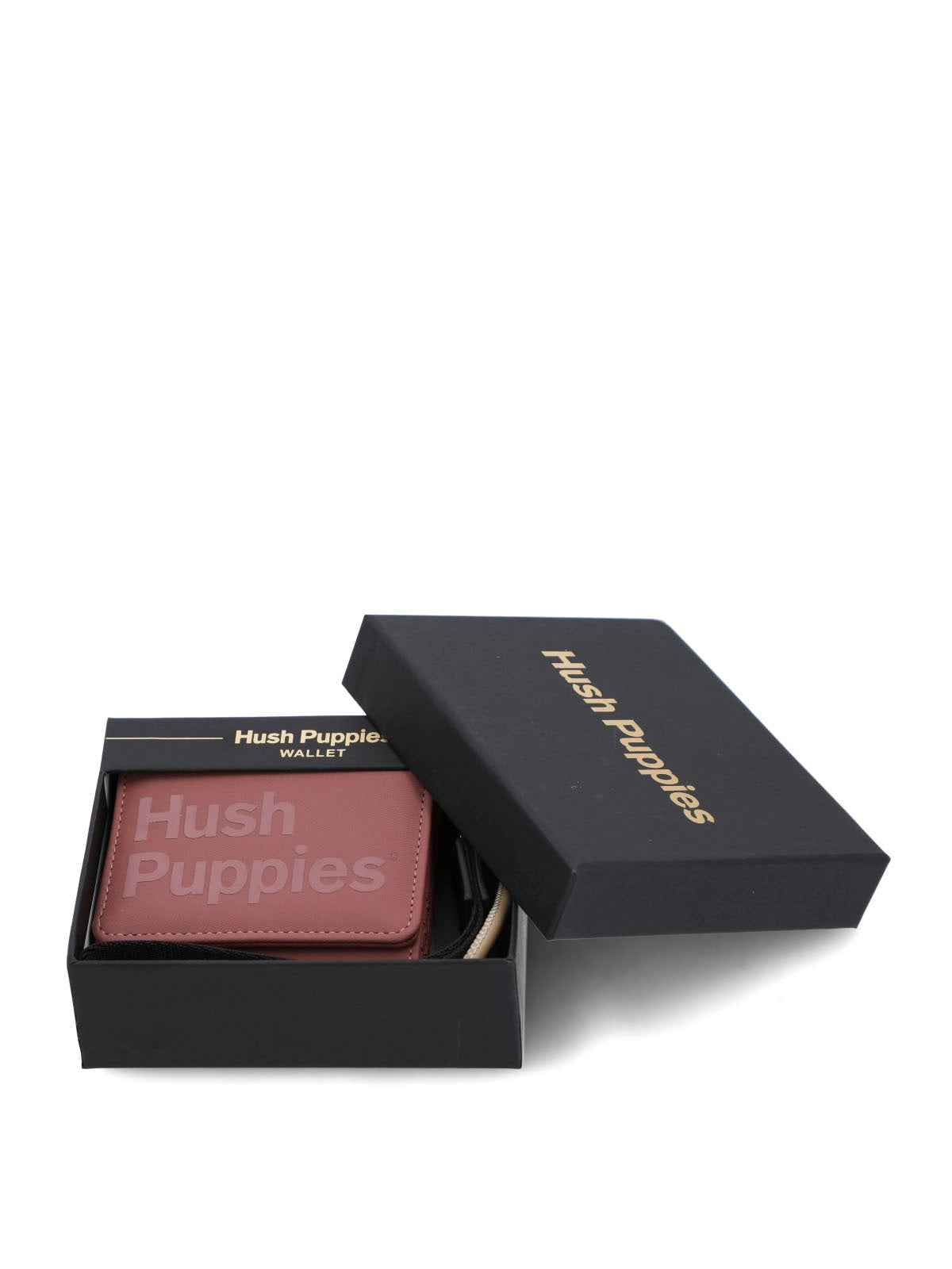 Billetera Ecocuero Mujer Hattie Rosado Hush Puppies