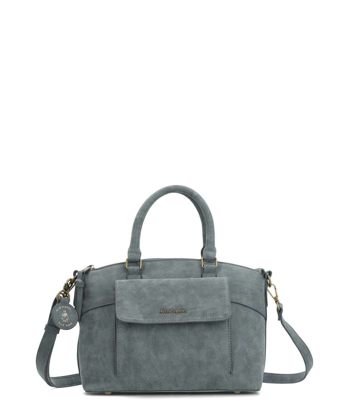 Cartera Ecocuero Mujer Durham Bag Azul Hush Puppies