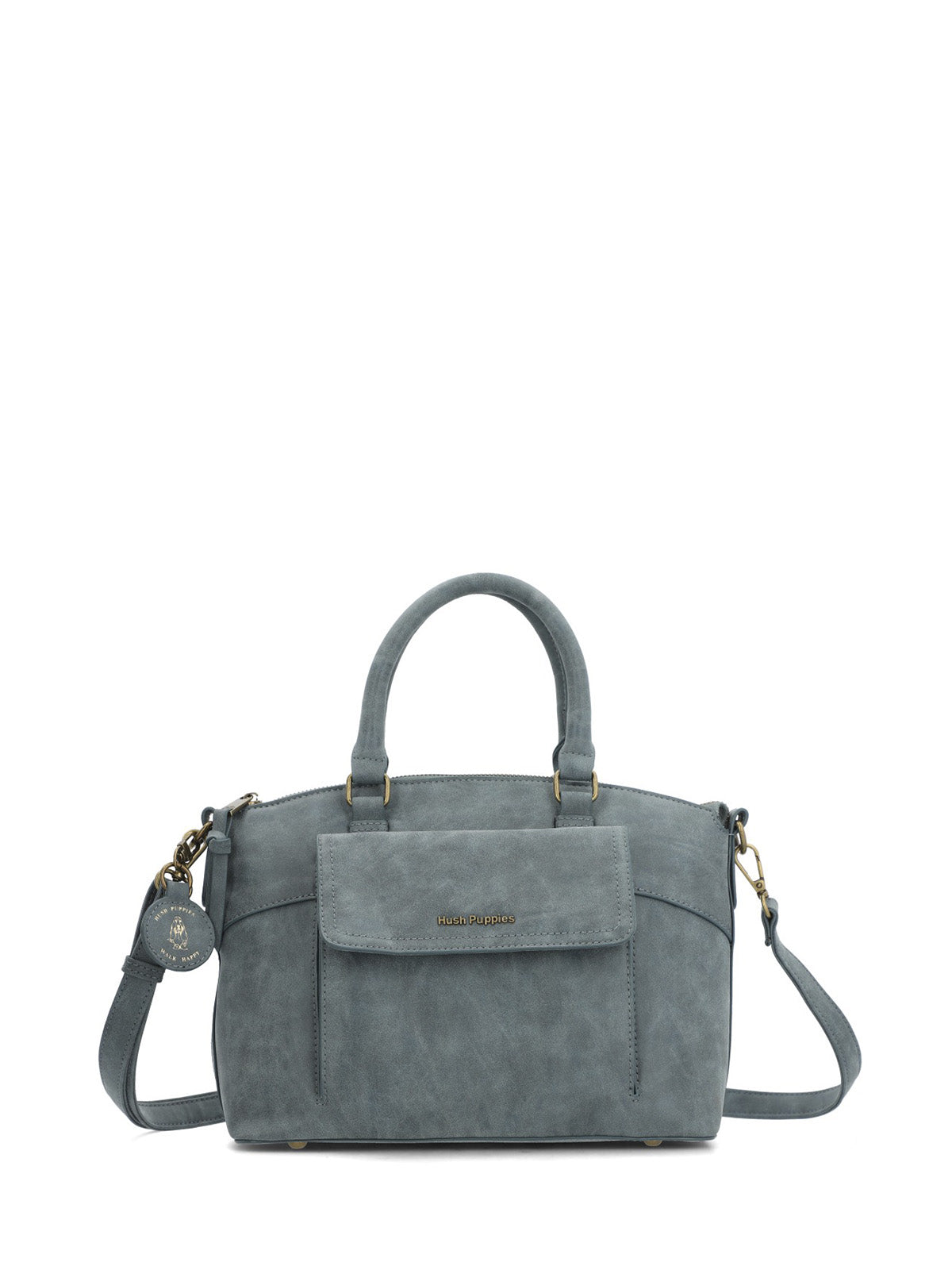 Cartera Ecocuero Mujer Durham Bag Azul Hush Puppies