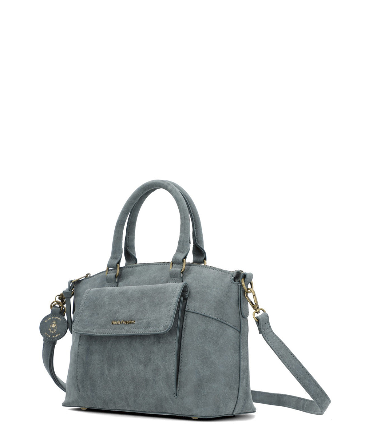 Cartera Ecocuero Mujer Durham Bag Azul Hush Puppies