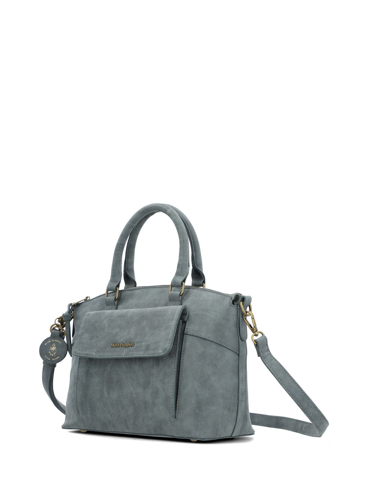 Cartera Ecocuero Mujer Durham Bag Azul Hush Puppies