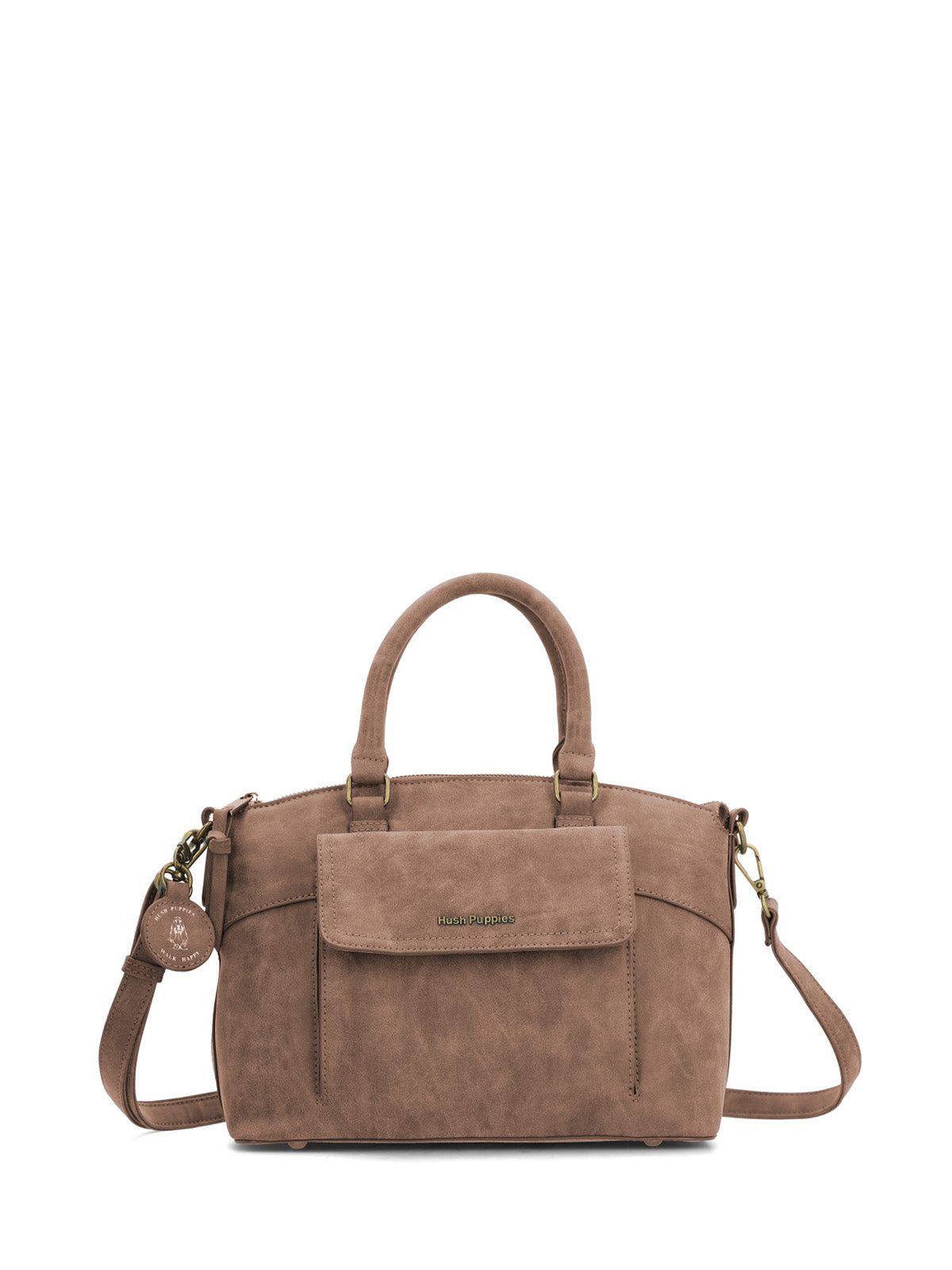 Cartera Ecocuero Mujer Durham Bag Café Hush Puppies