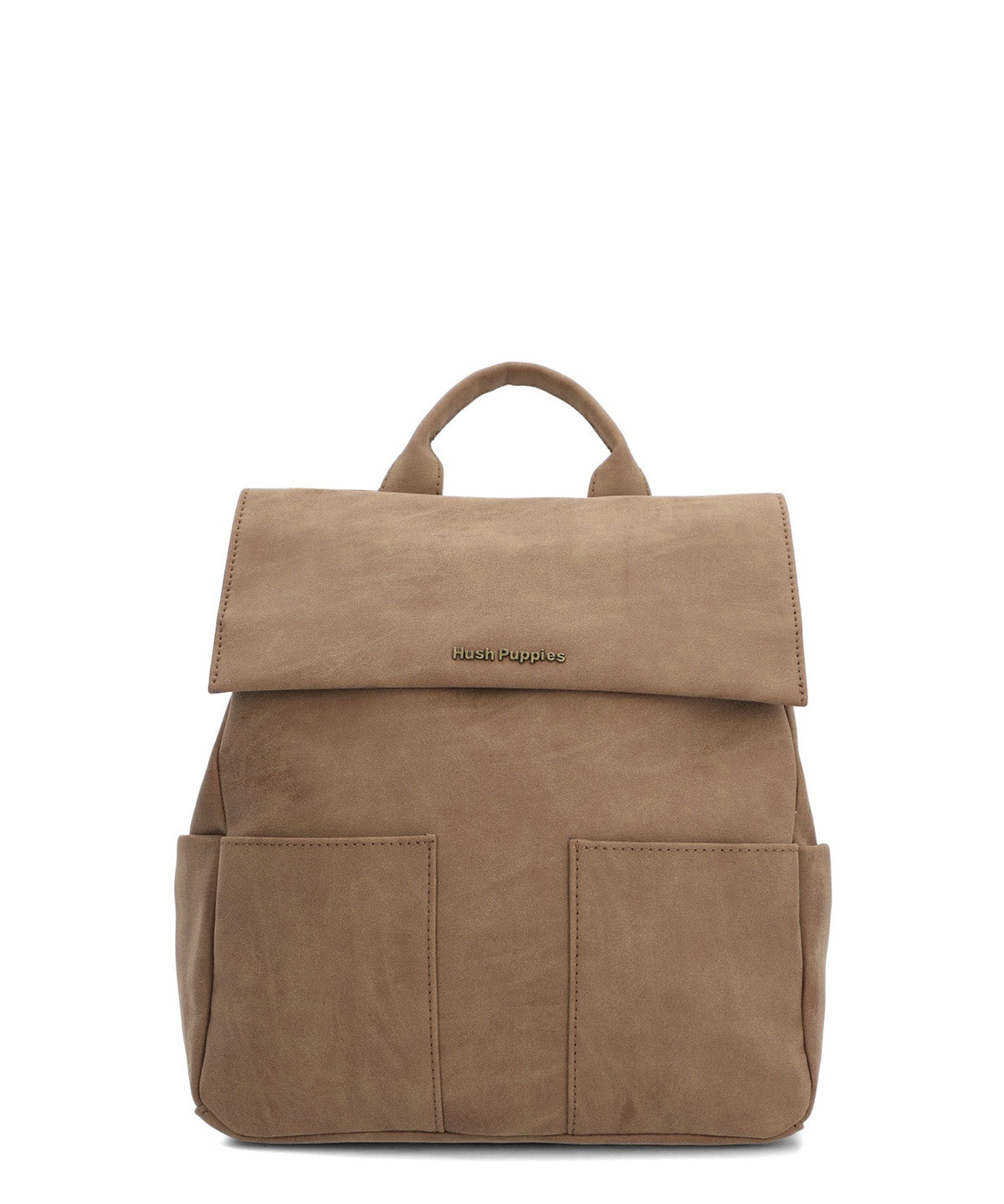 Mochila Ecocuero Mujer Dallas Back Café Hush Puppies