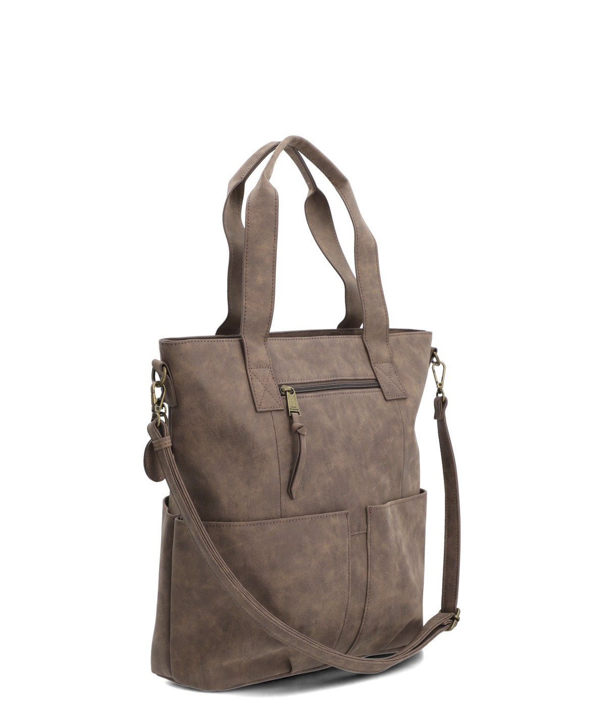 Cartera Ecocuero Mujer Denver Tote Café Hush Puppies
