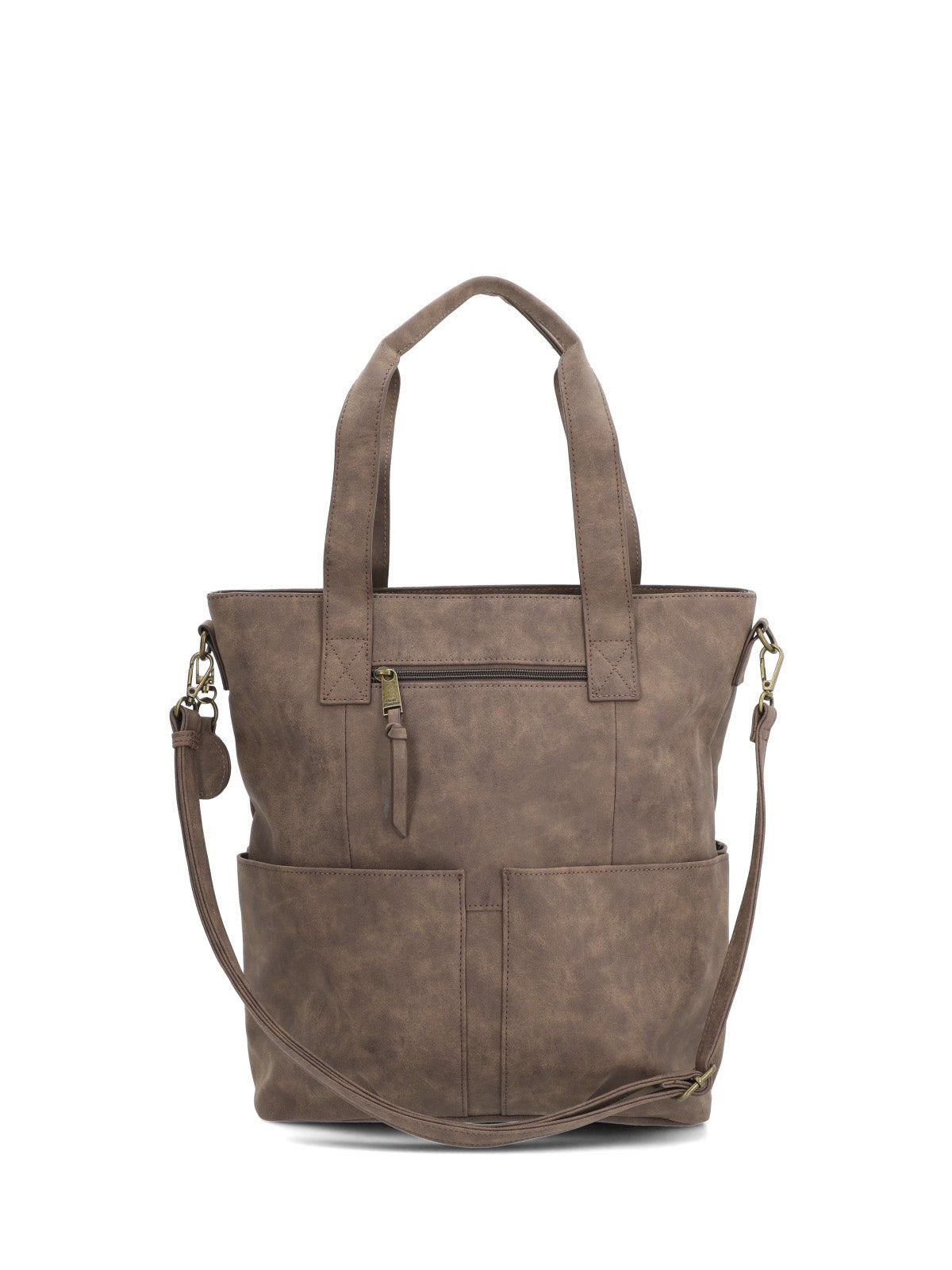 Cartera Ecocuero Mujer Denver Tote Café Hush Puppies