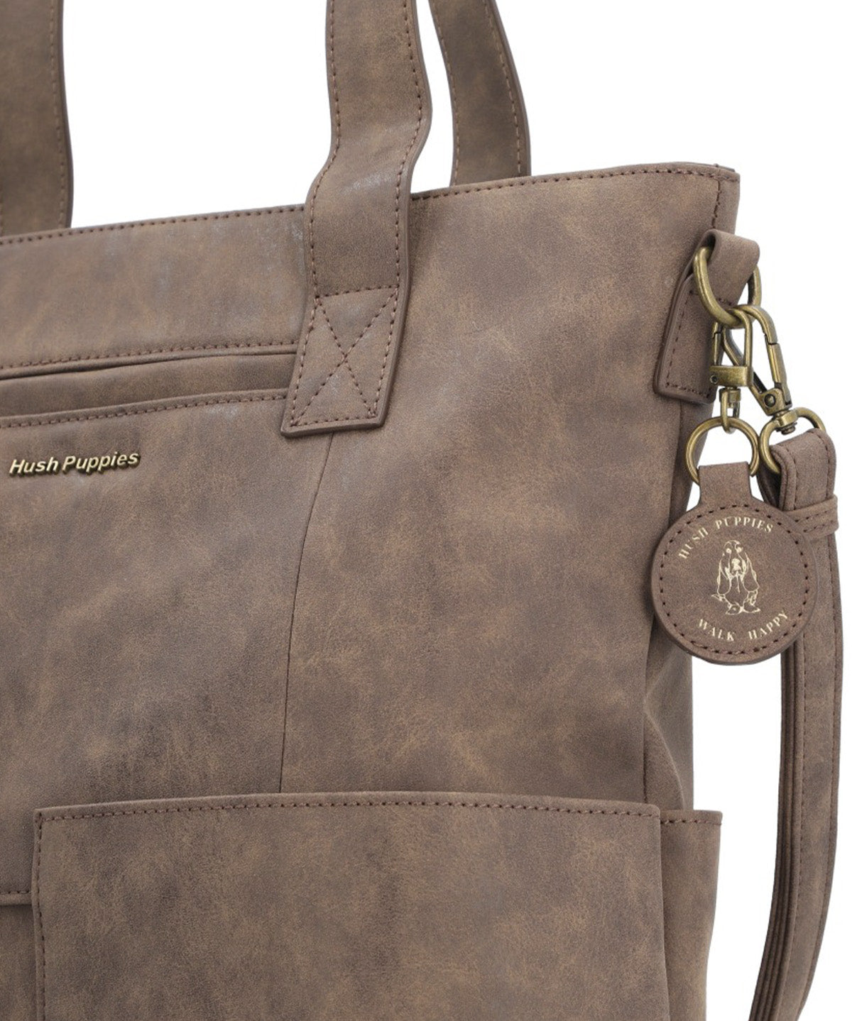Cartera Ecocuero Mujer Denver Tote Café Hush Puppies