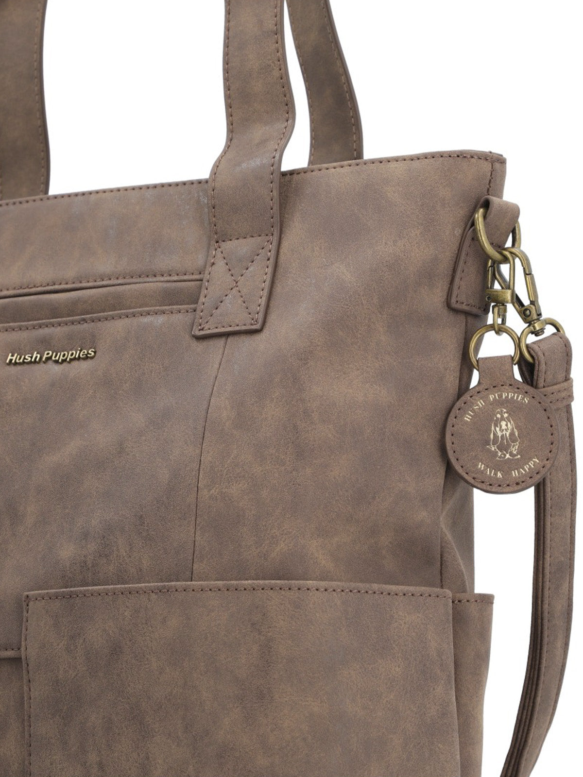 Cartera Ecocuero Mujer Denver Tote Café Hush Puppies