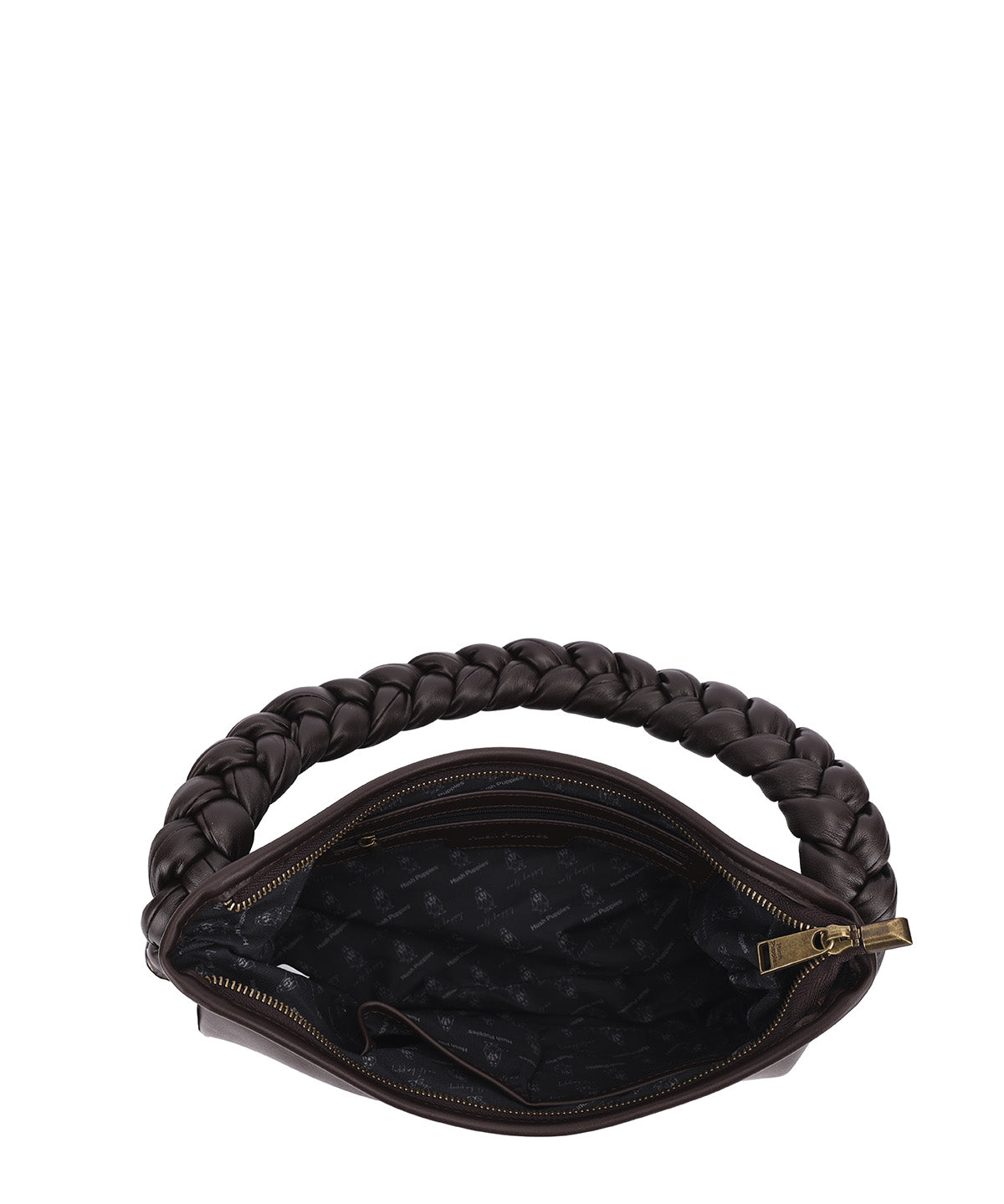 Cartera Ecocuero Mujer Brighton Hobo Café Hush Puppies