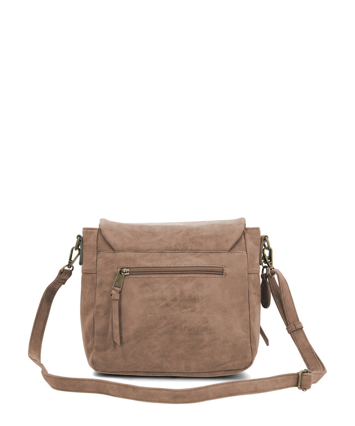 Cartera Ecocuero Mujer Derby Cross Café Hush Puppies
