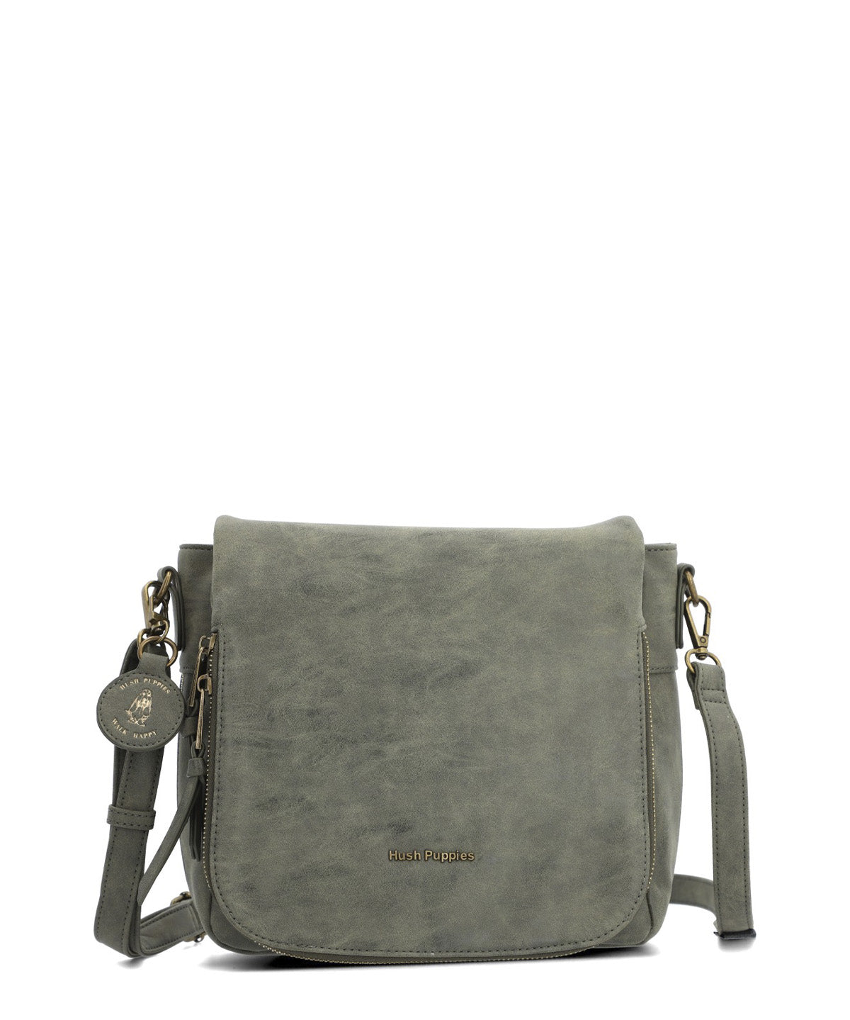 Cartera Ecocuero Mujer Derby Cross Verde Hush Puppies