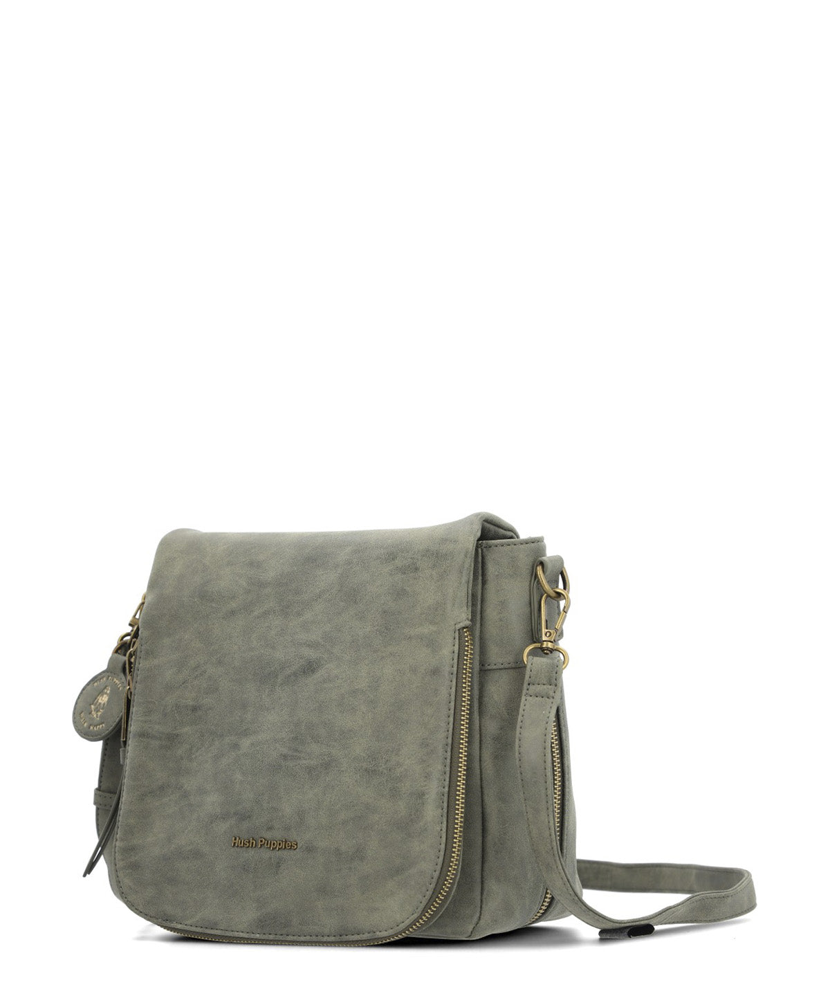 Cartera Ecocuero Mujer Derby Cross Verde Hush Puppies