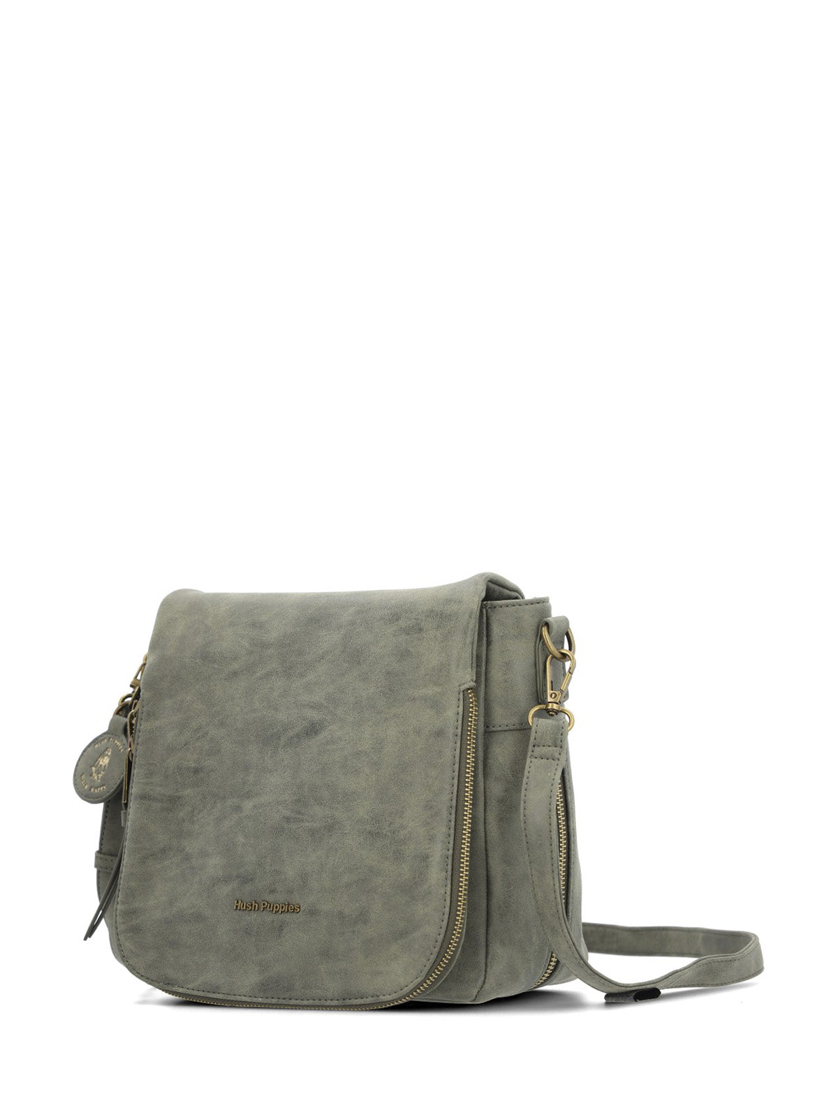Cartera Ecocuero Mujer Derby Cross Verde Hush Puppies