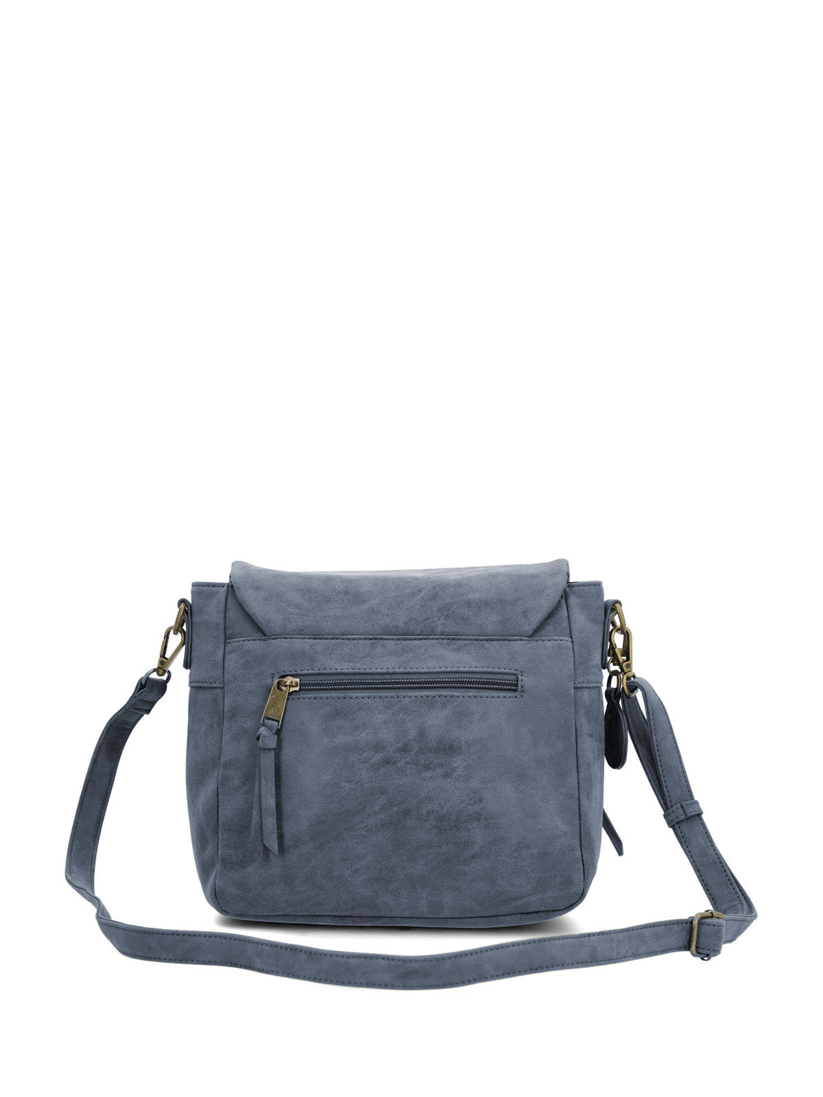 Cartera Ecocuero Mujer Derby Cross Azul Hush Puppies