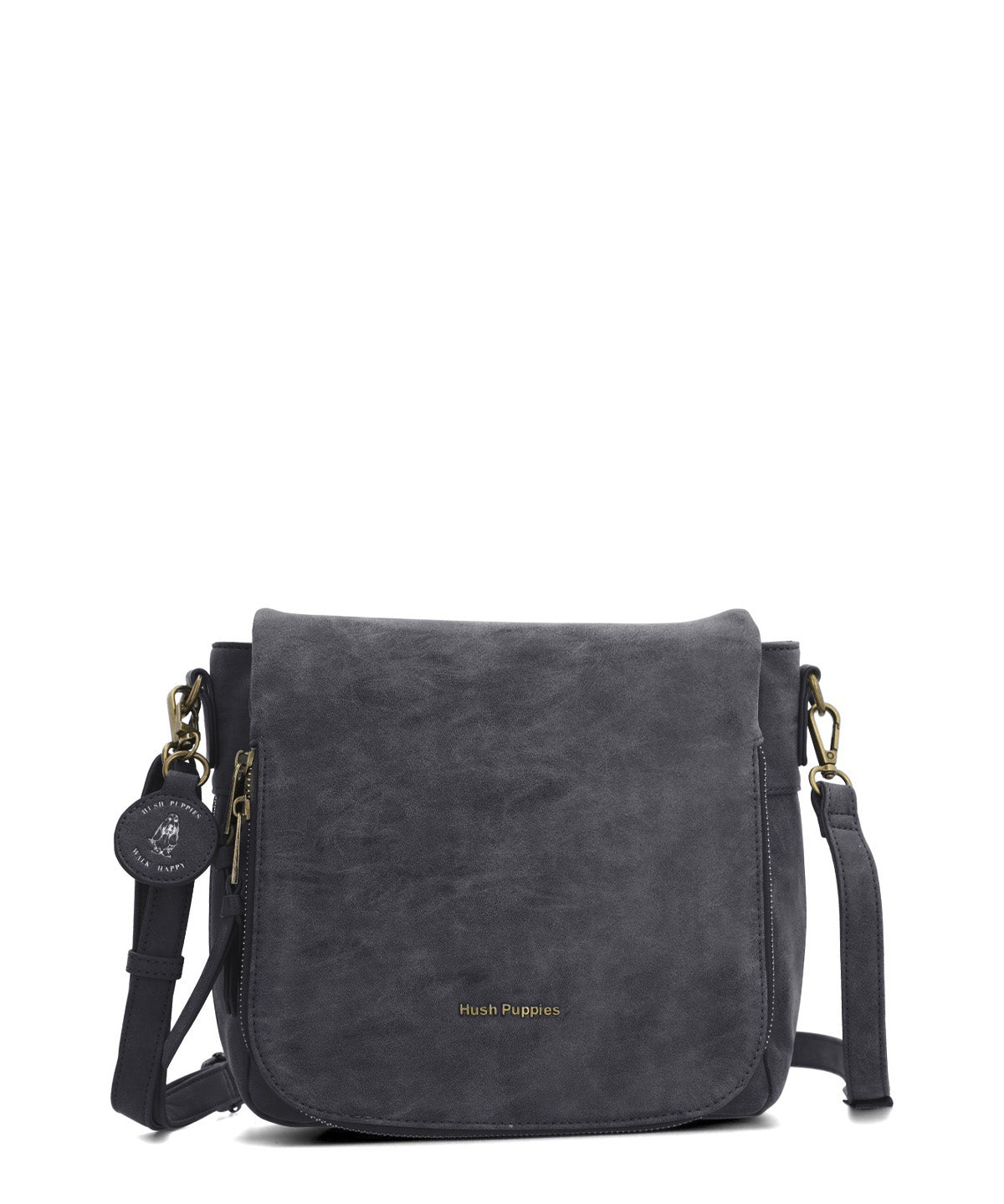 Cartera Ecocuero Mujer Derby Cross Negro Hush Puppies