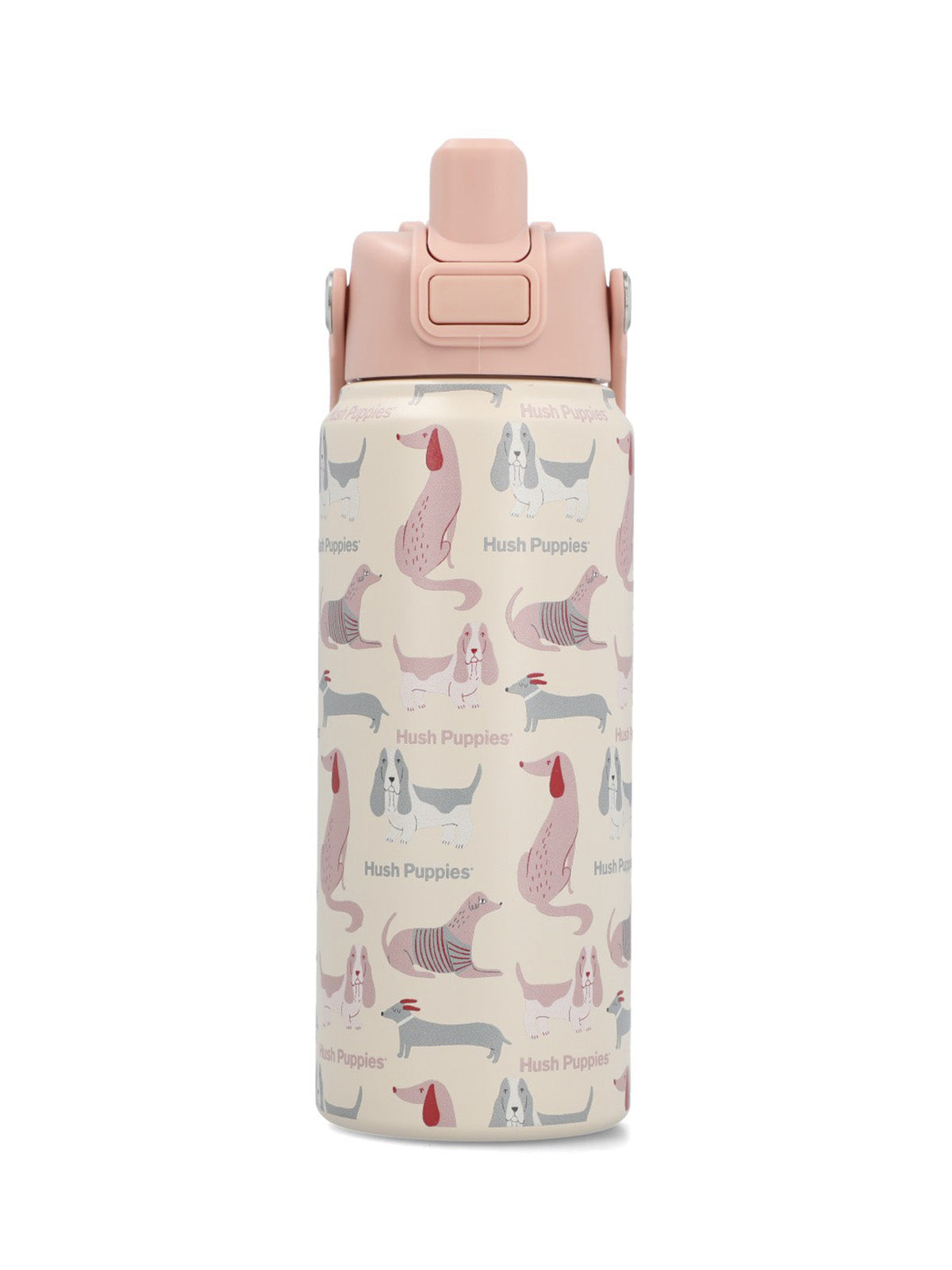 Botella Acero Inoxidable Unisex Hp Bottle Dogs Rosado Hush Puppies
