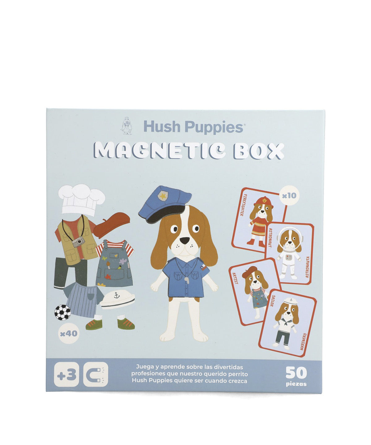 Puzzle Magnético Carton Niño Hpk Magnetic Puzzle Azul Hush Puppies